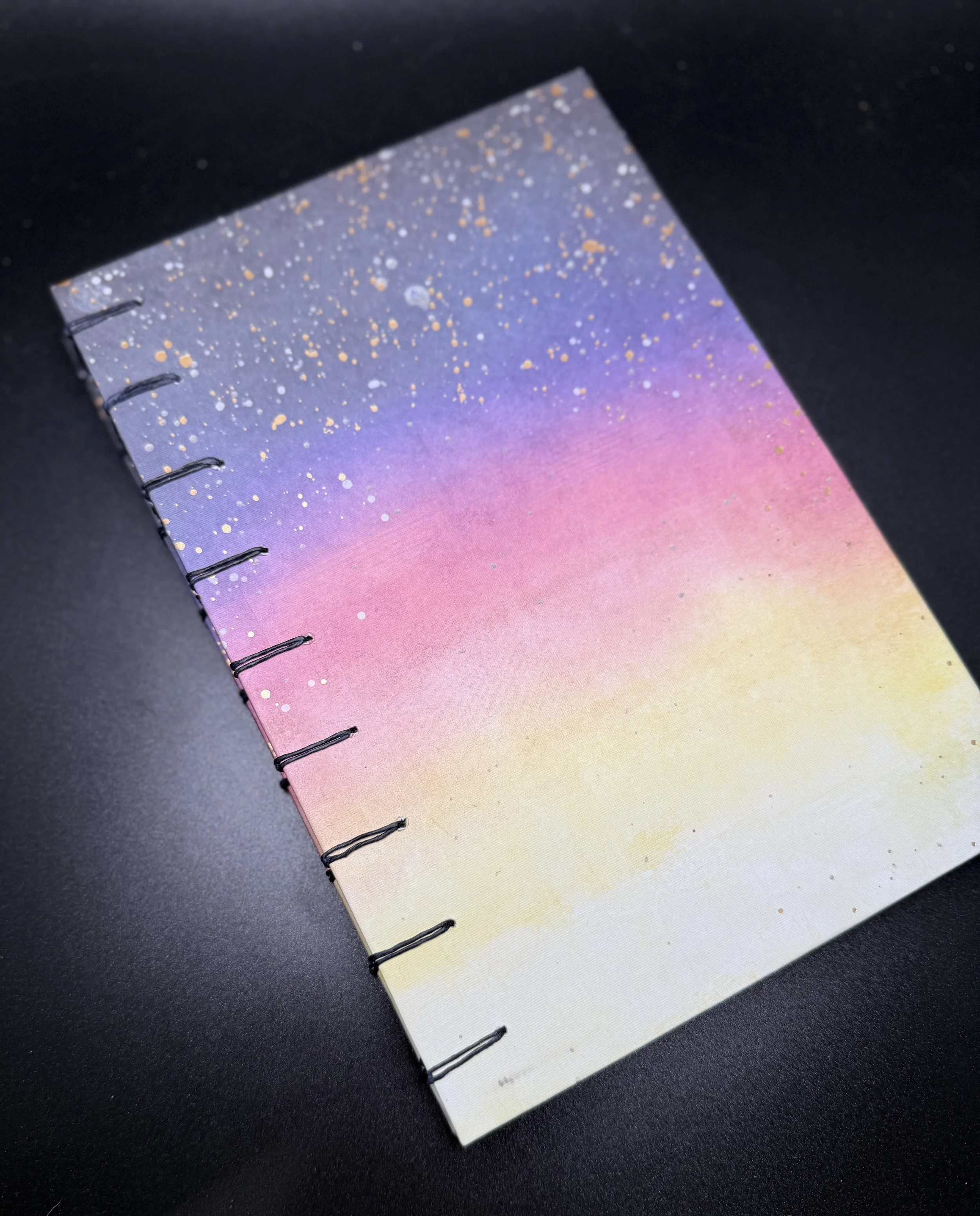Gold Dust Ombre Watercolor Book