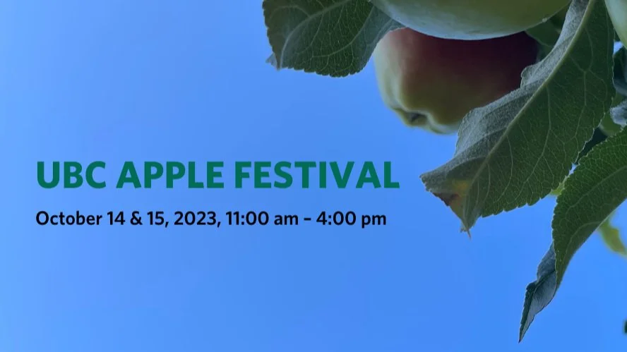Events in Vancouver: UBC Apple Festival