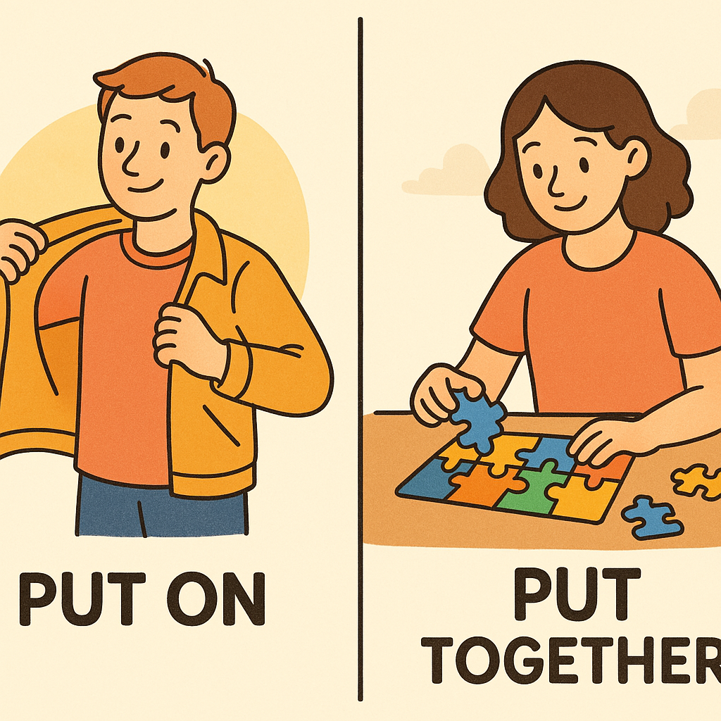 Language of the Day: Phrasal Verbs with "Put"