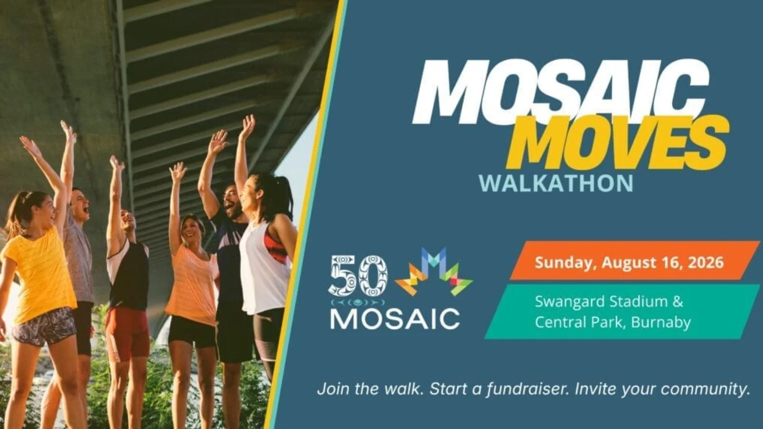 Celebrate 50 Years of Impact at the MOSAIC Moves Walkathon!