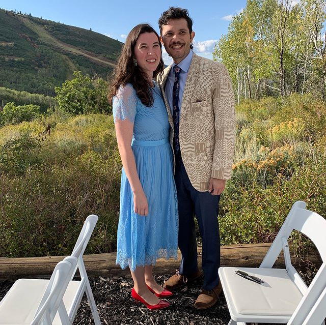 Had a true blast hanging with my fam and watching my cousin @bcampbellucb get married on a mountain ⛰ #amberwebsbrian