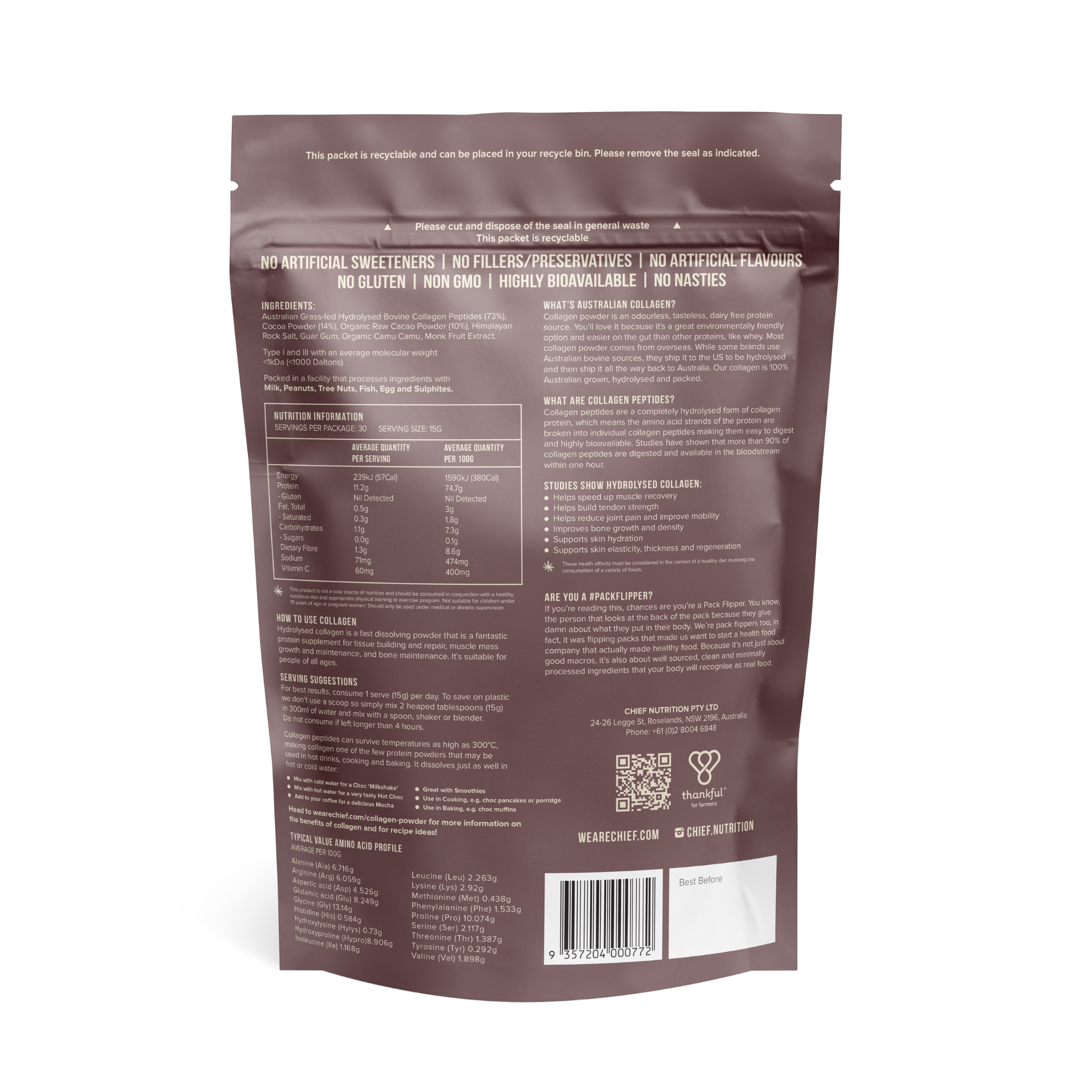 Chief Collagen Powder Dark Choc Back.png