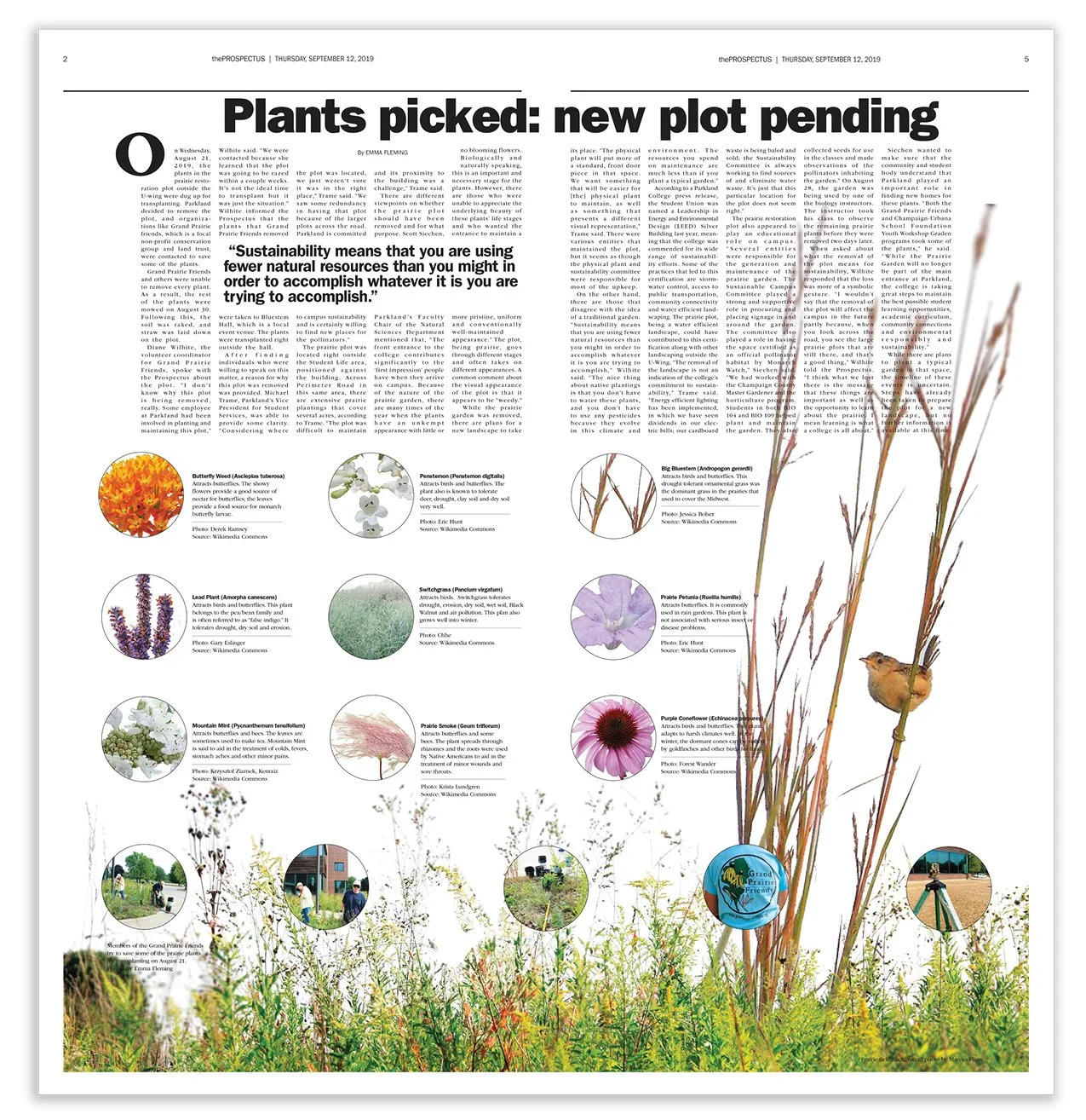 Illinois Community College Journalism Third Place Award