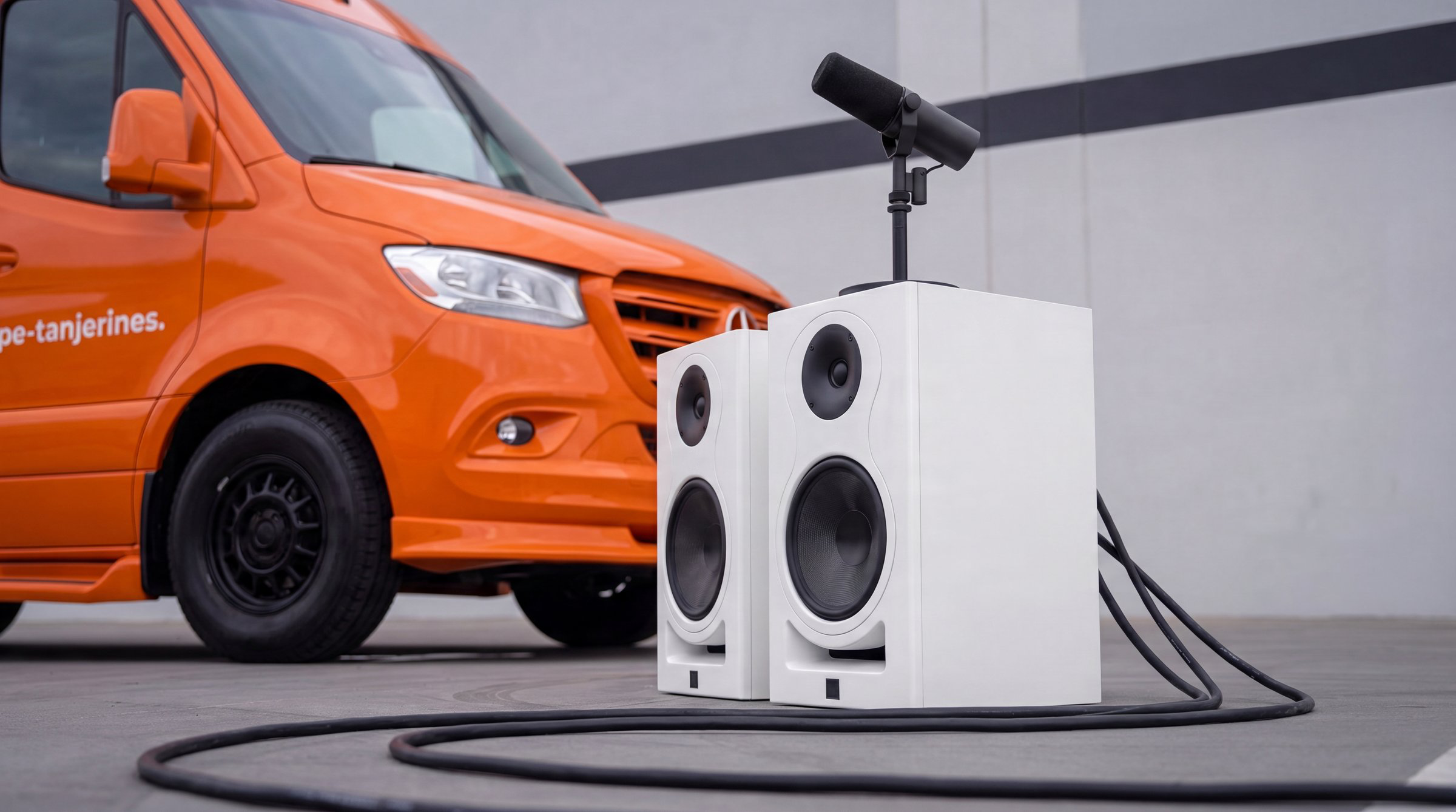 Speakers and mic