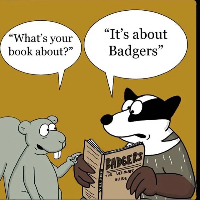 @morton_the_badger had a cool new comic in his comic series!