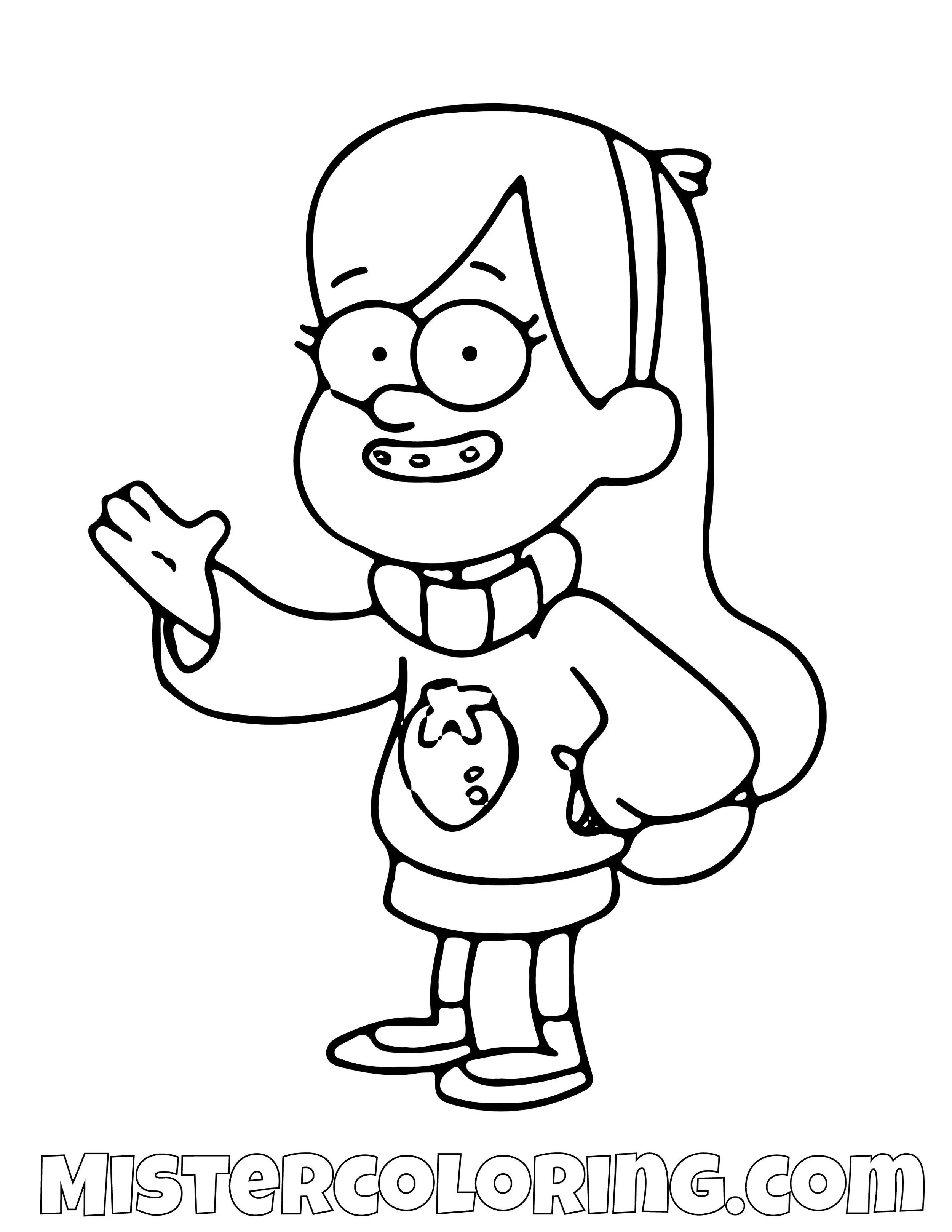 Gravity Falls Coloring Pages For Kids Mister Coloring