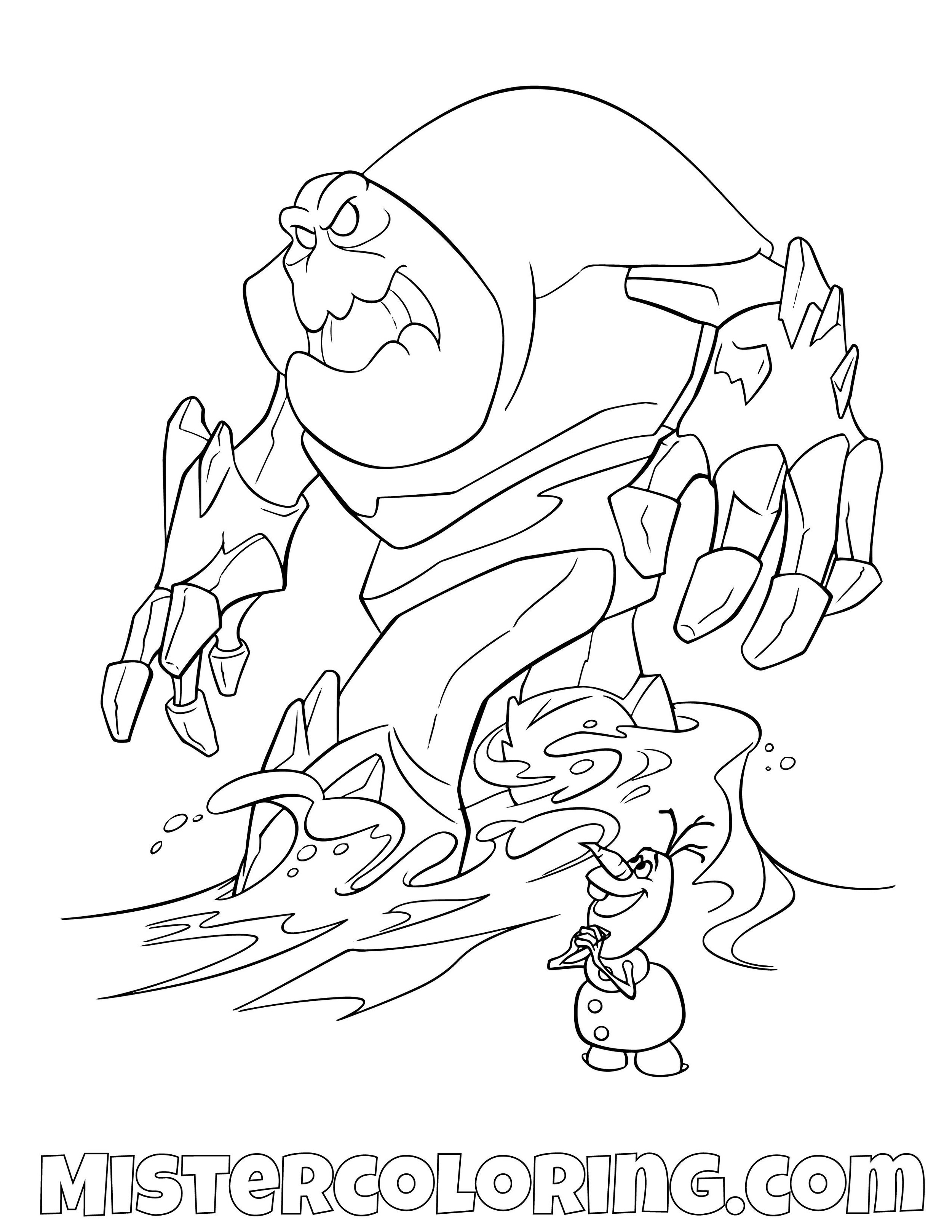 Frozen 2 Coloring Pages For Kids Mister Coloring