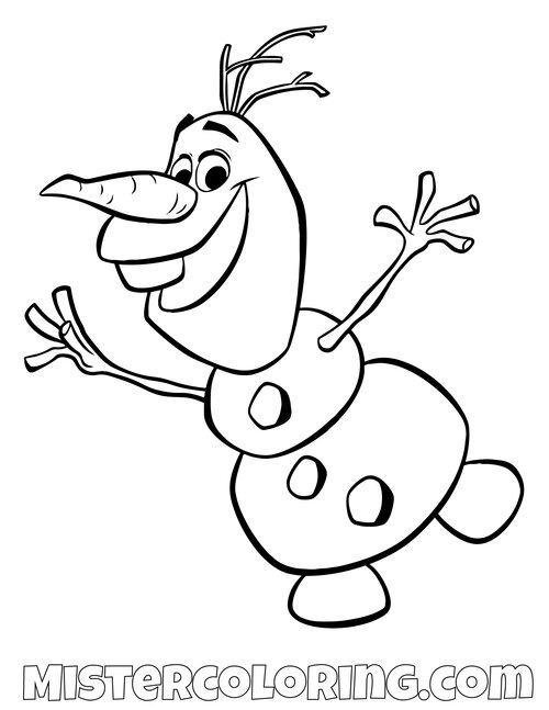 Download Printable Olaf Frozen 2 Coloring Pages - Coloring and Drawing