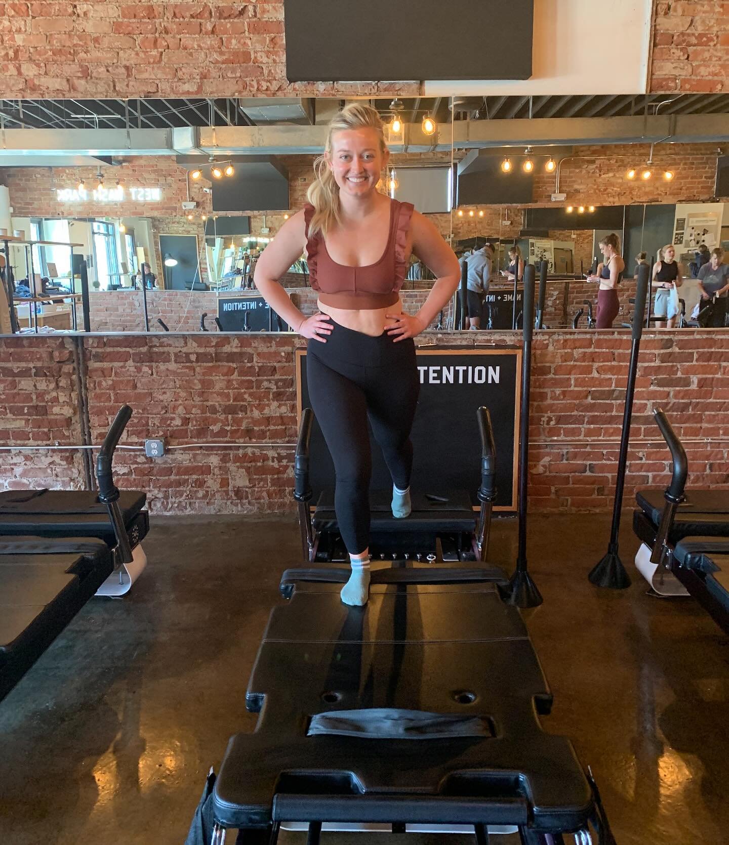 🚨FIERCE BADDIE ALERT !🚨 This month we are taking time to celebrate Andri as your April client spotlight!🩵🌷We love that Andri made the leap from 8x/month to the year unlimited this year and has really pushed herself. 🔥She recently hit 100 classes