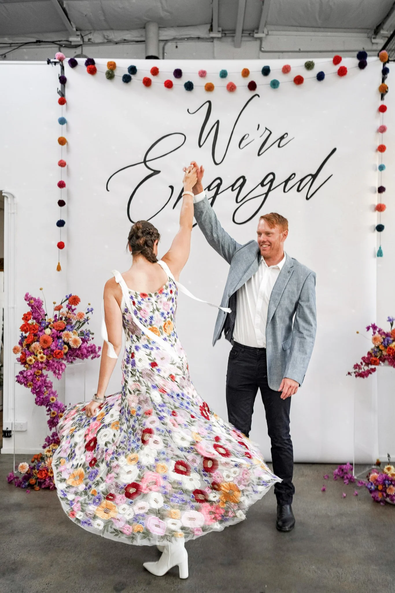 Garden Engagement Party — Open Hands Creative