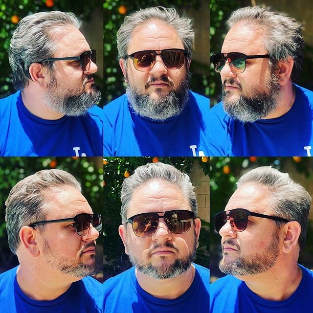 #cutsfromthequarantine on my awesome friend and long time client Chip @dtlabrutus just a nice all around scissor cut w. a little beard work and edgers just for framing. Blow dried with a more natural longer look. Was super stoked w/ this cut x style.