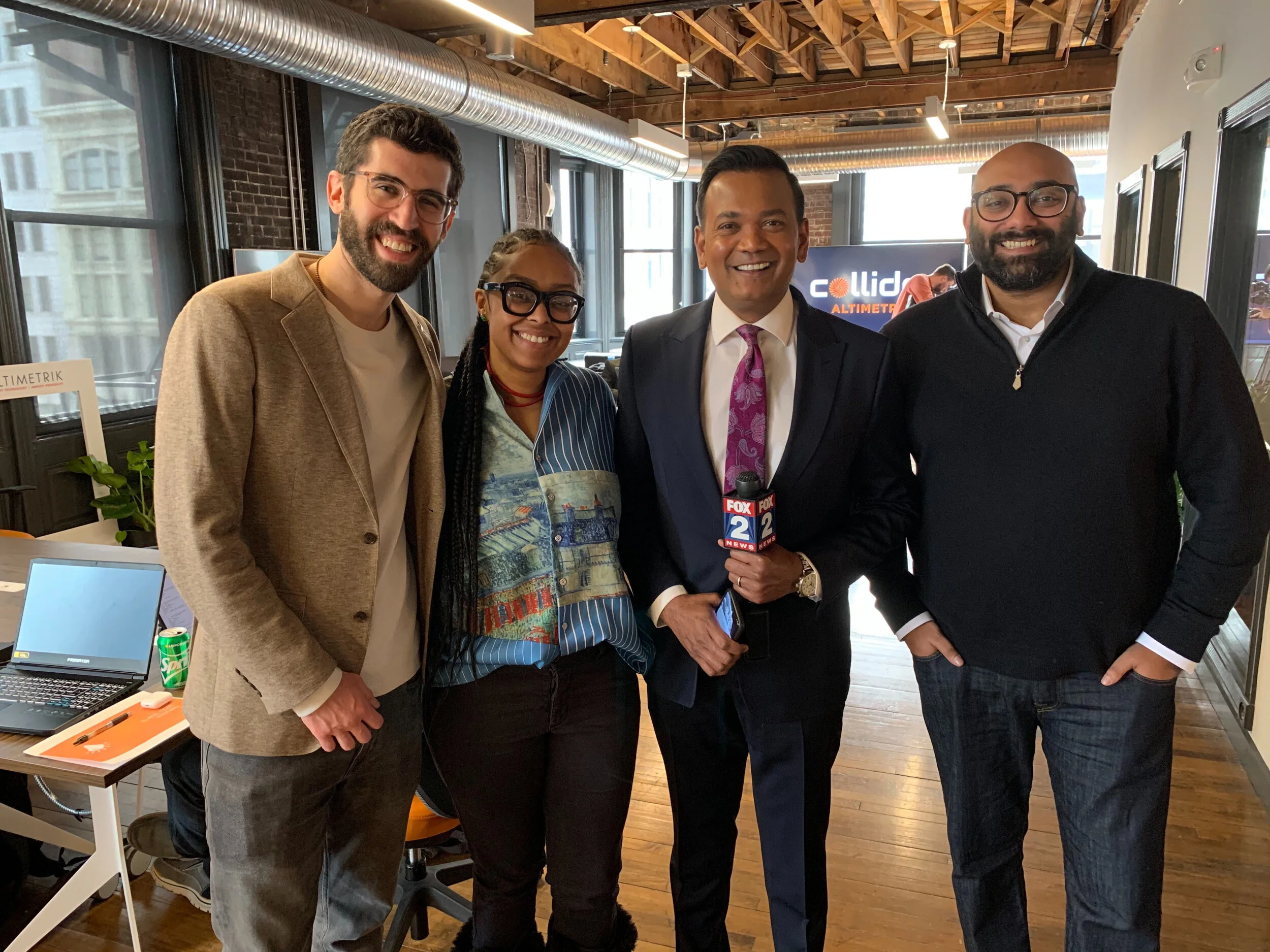 Hanging out at Collider with Roop Raj!