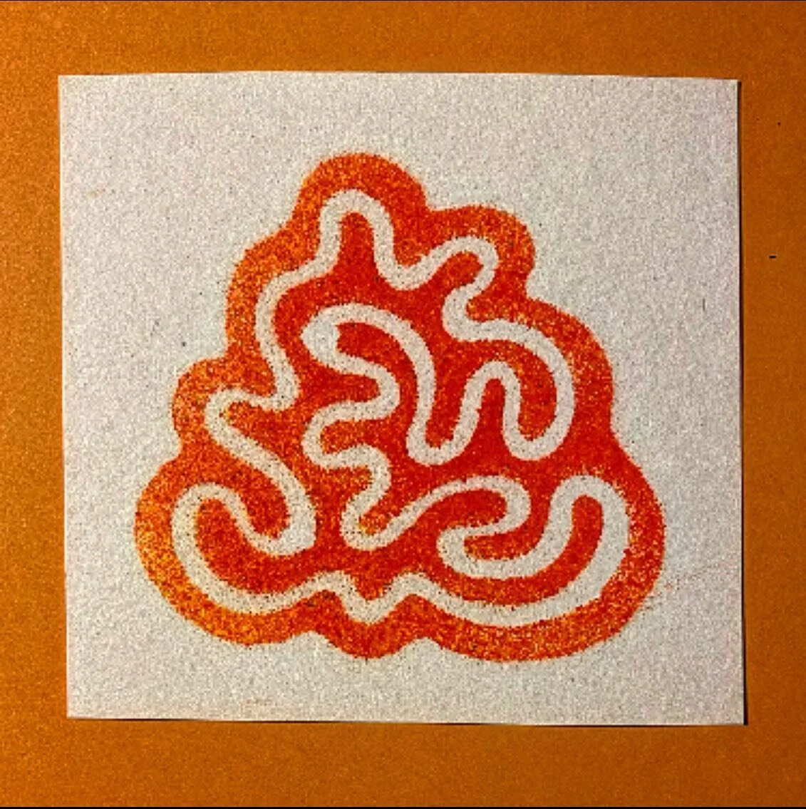 Stencil experiments - I’ve been playing with stencils a bunch—photo dump coming sooon! π
#stencil #stencilart #blowpen  #blowpenart