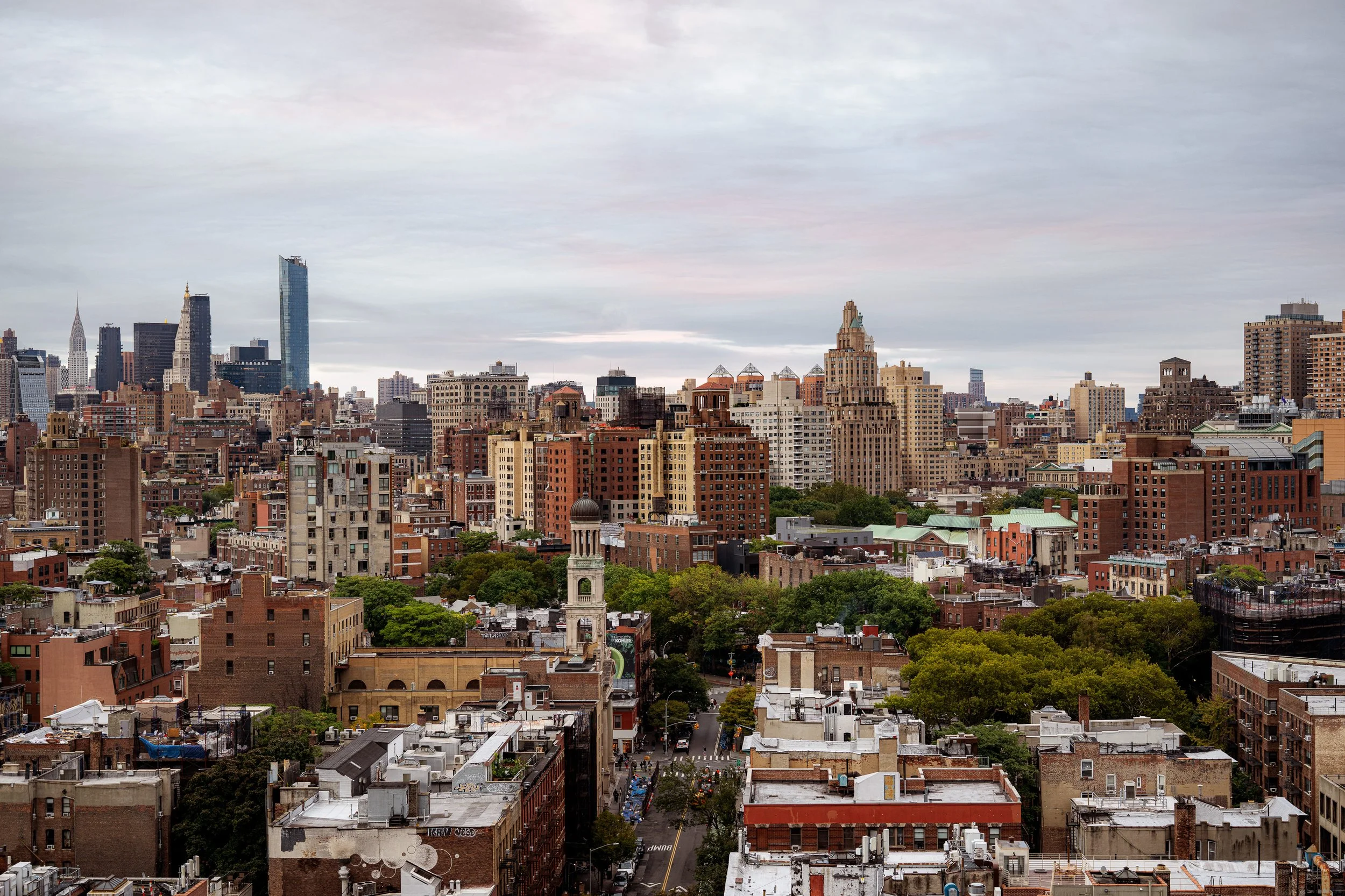 Picture of New York Skyline approaching dusk