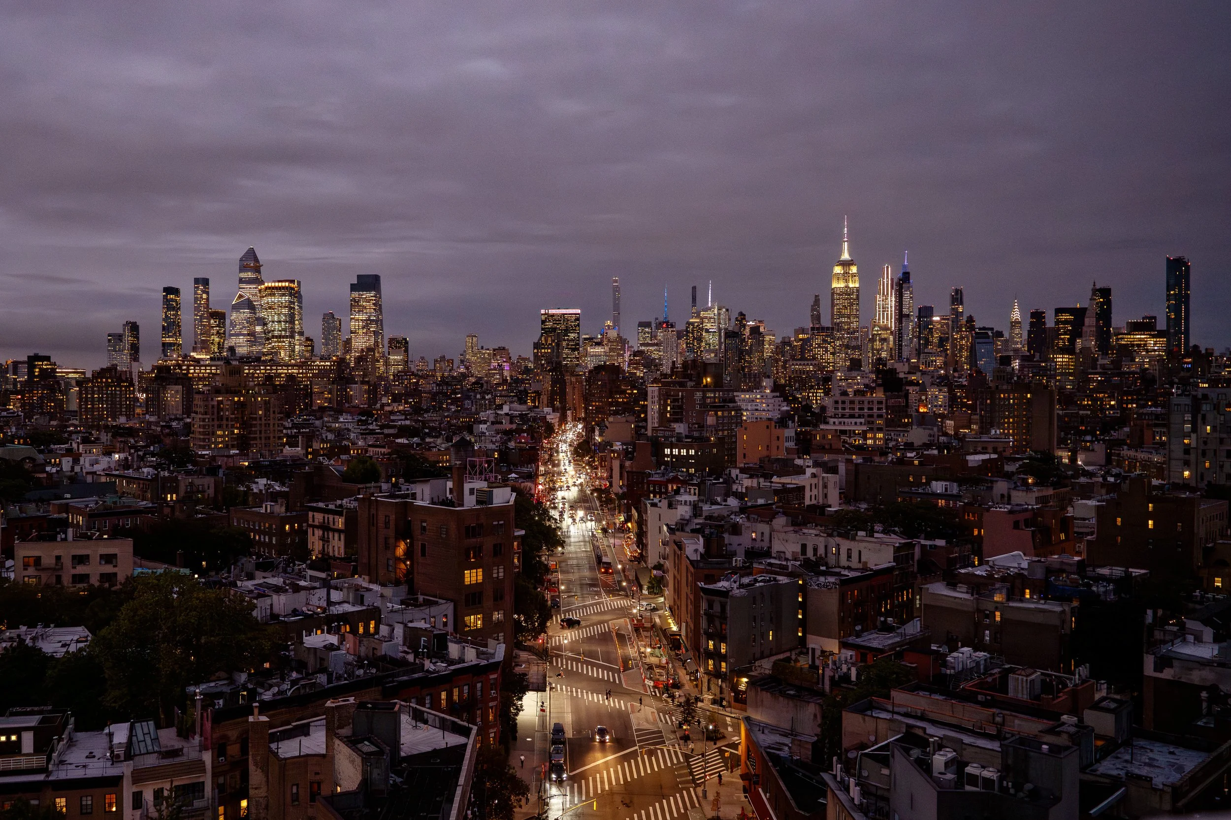 New York Skyline at night