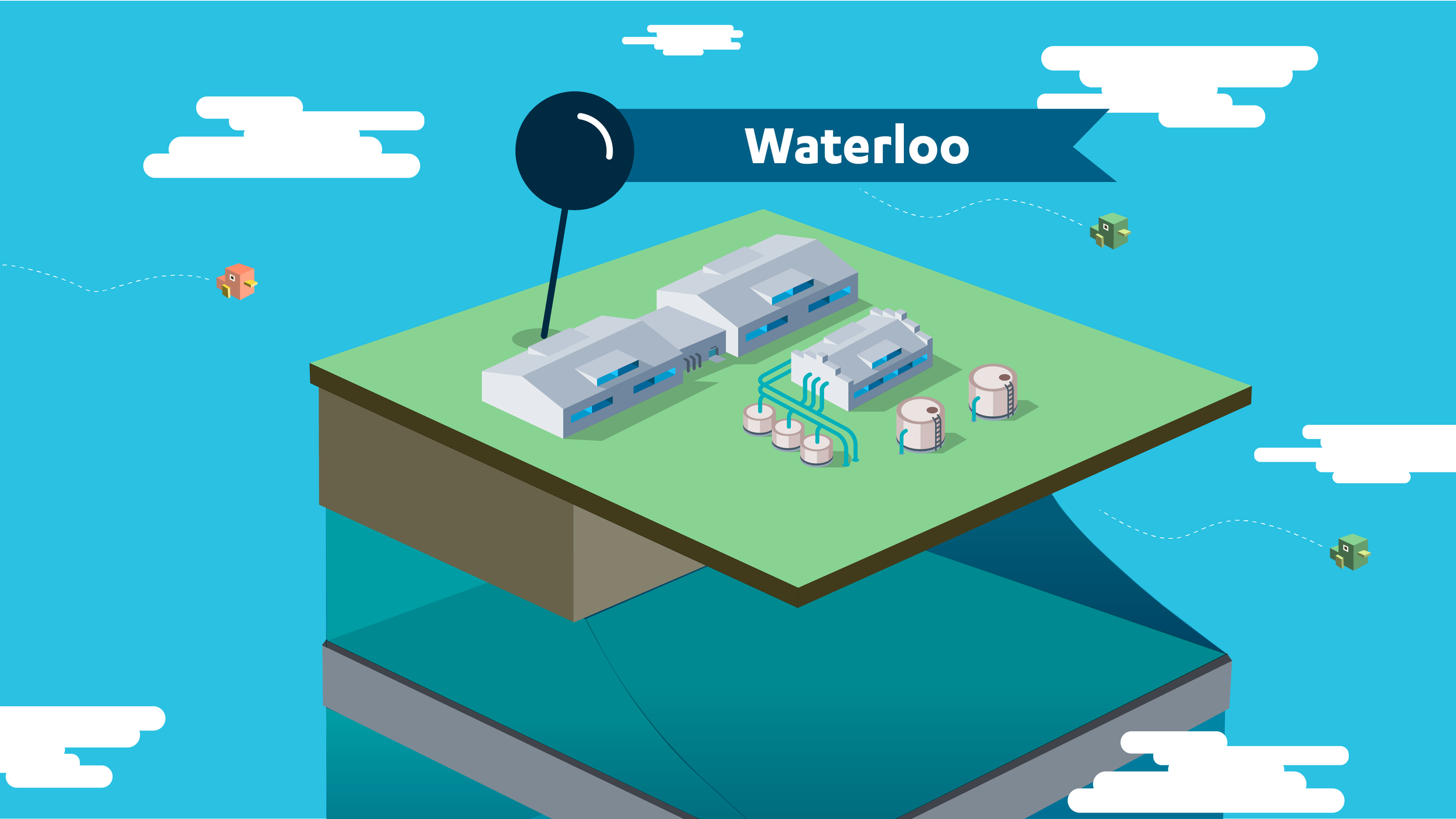 I tried to take a fresh approach to the isometric style. 