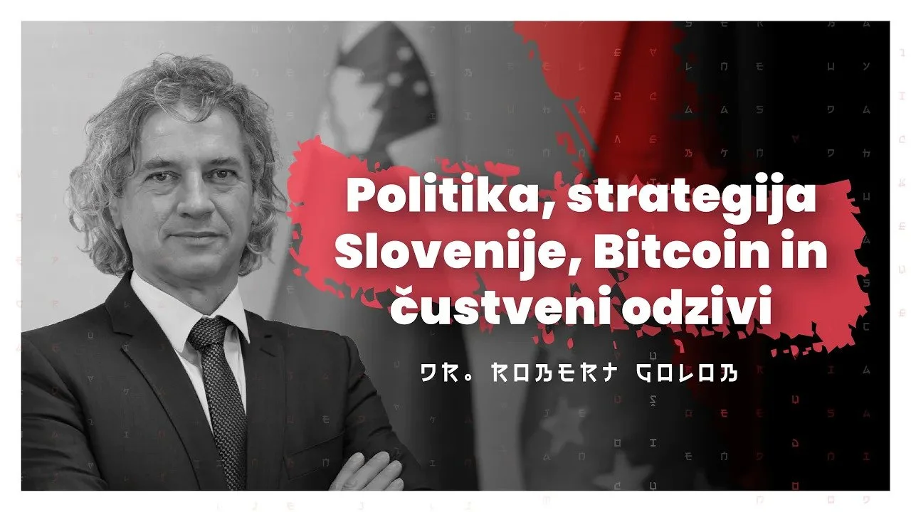 #99 — Politika, strategija Slovenije, Bitcoin in čustveni odzivi (dr. Robert Golob)