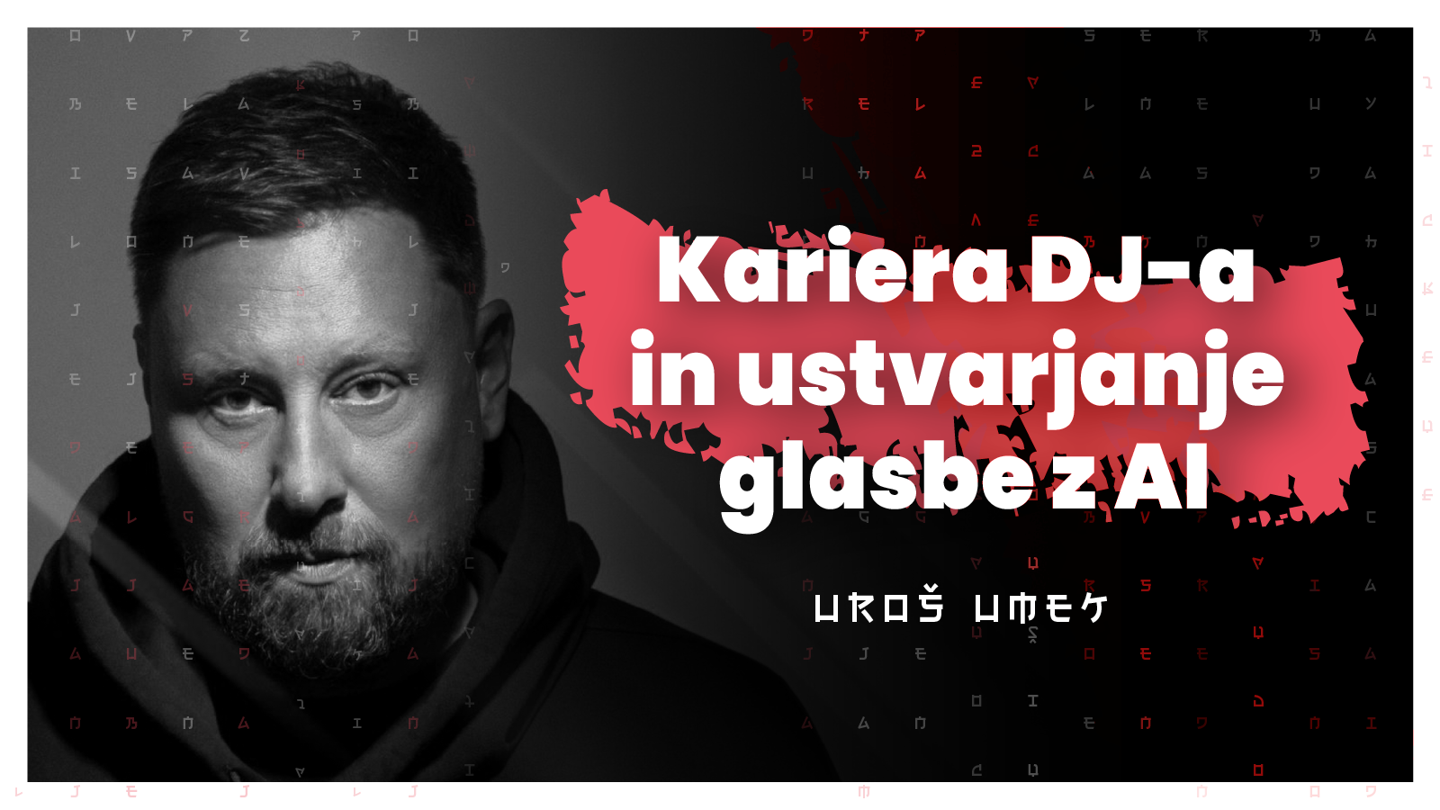 #149 — Kariera DJ-a, ustvarjanje glasbe z AI in mentorstvo mladim (Uroš Umek)