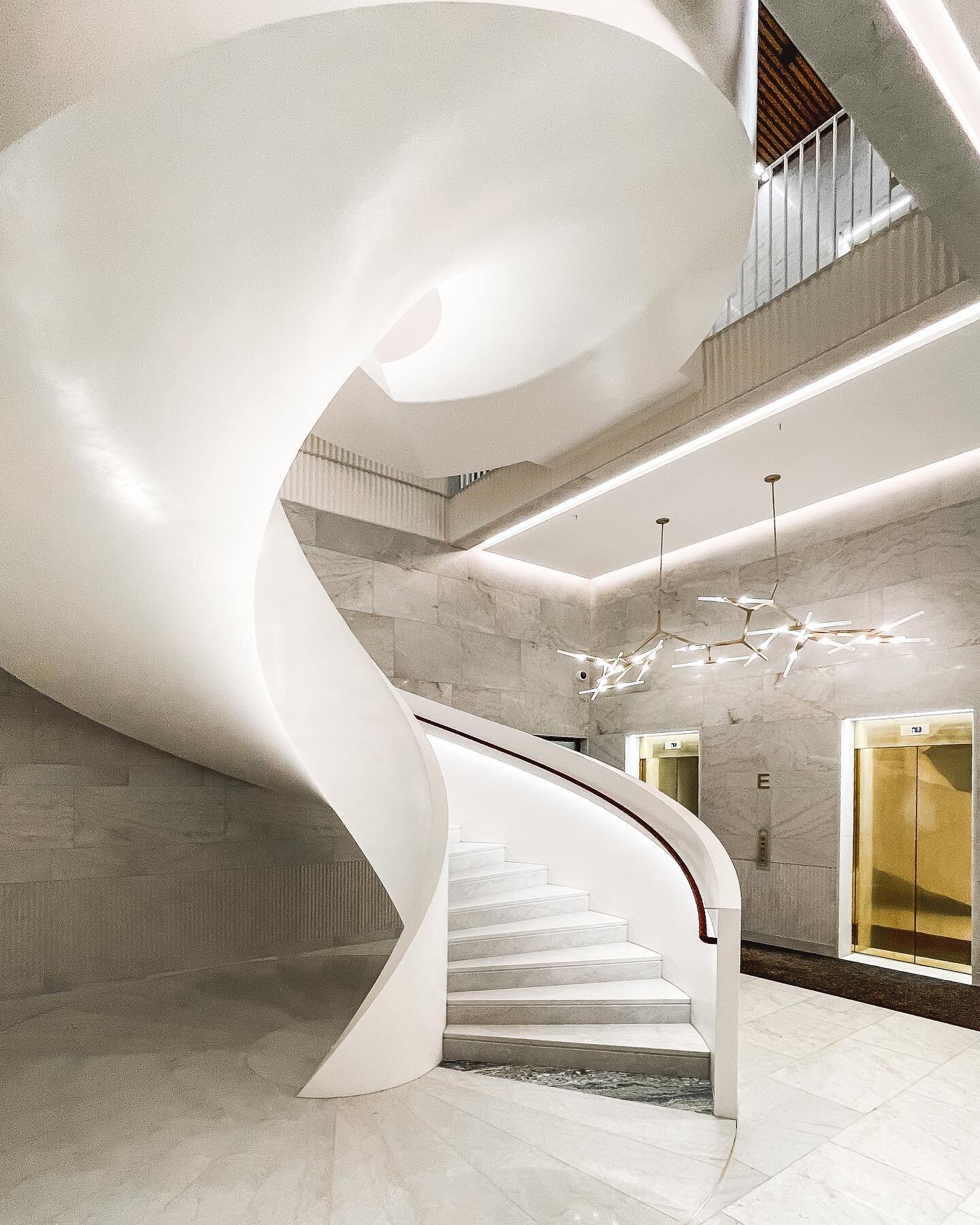 This was a 7 level staircase project in famous and historical Biblioteksgatan 9, in the center of Stockholm in Sweden. This building have burned down recently and renovated again for fancy office premises and luxury brand shops on the ground floor. 
