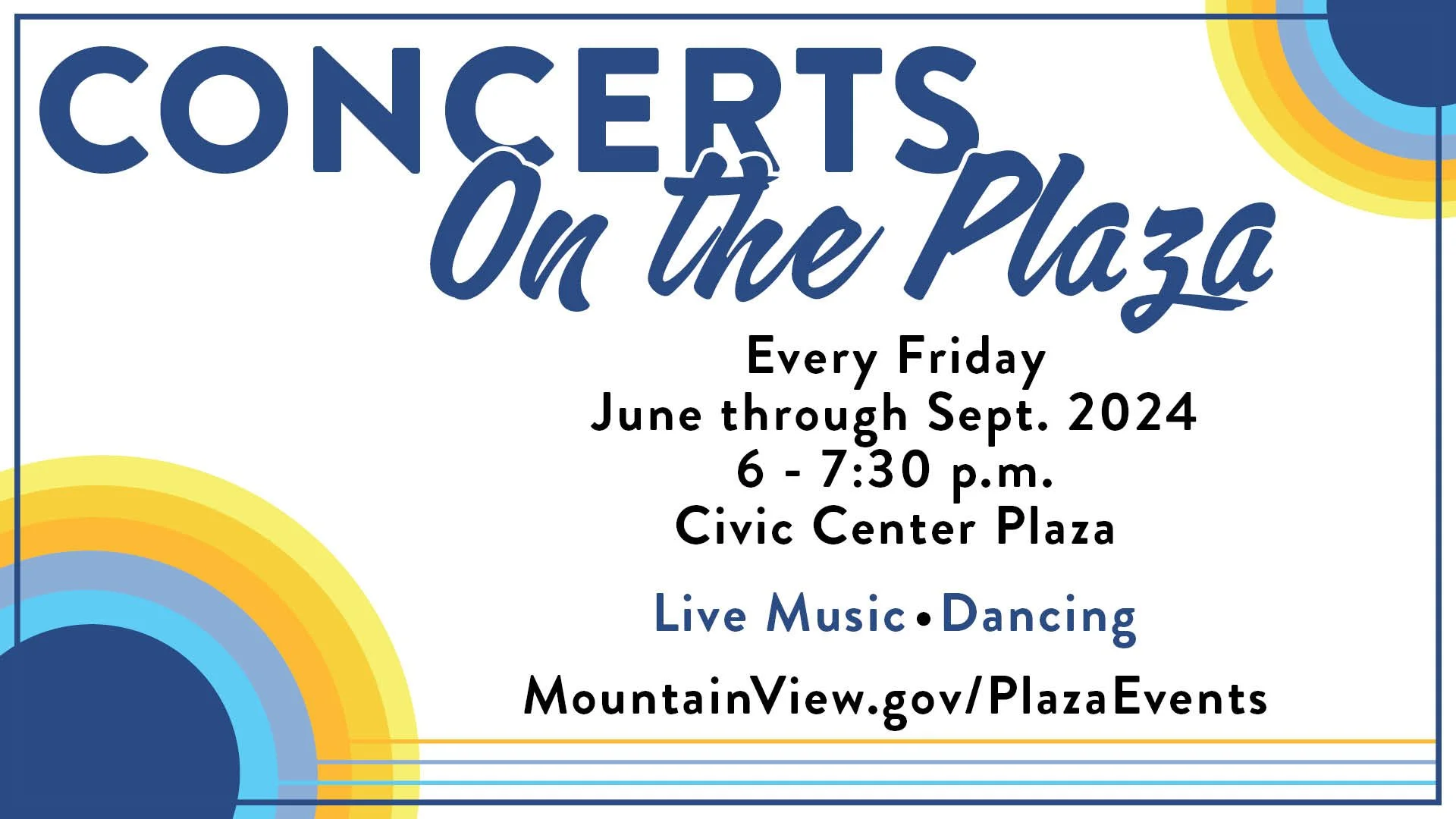 Mountain View Civic Center Plaza Concert