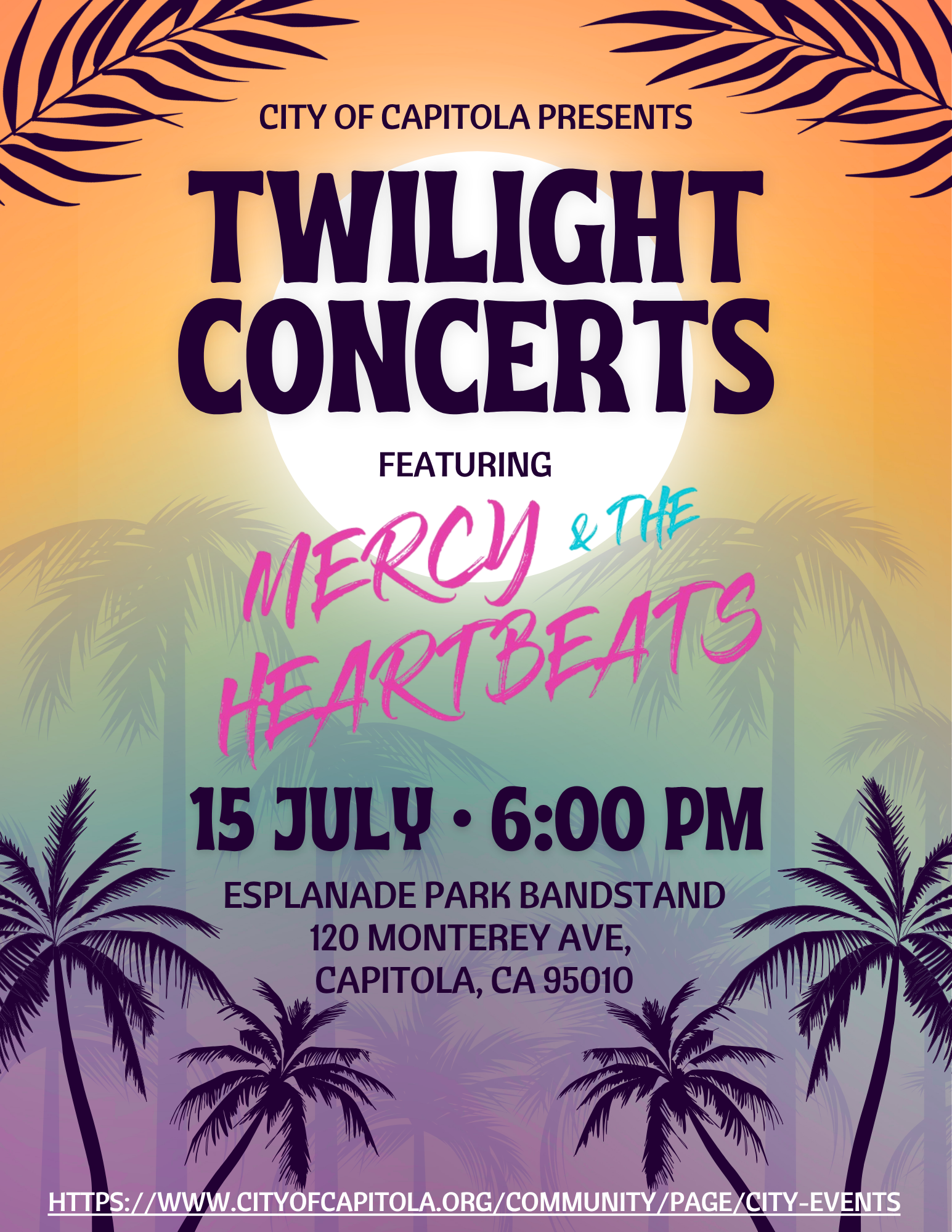 Debut at Capitola Twilight Concert Series