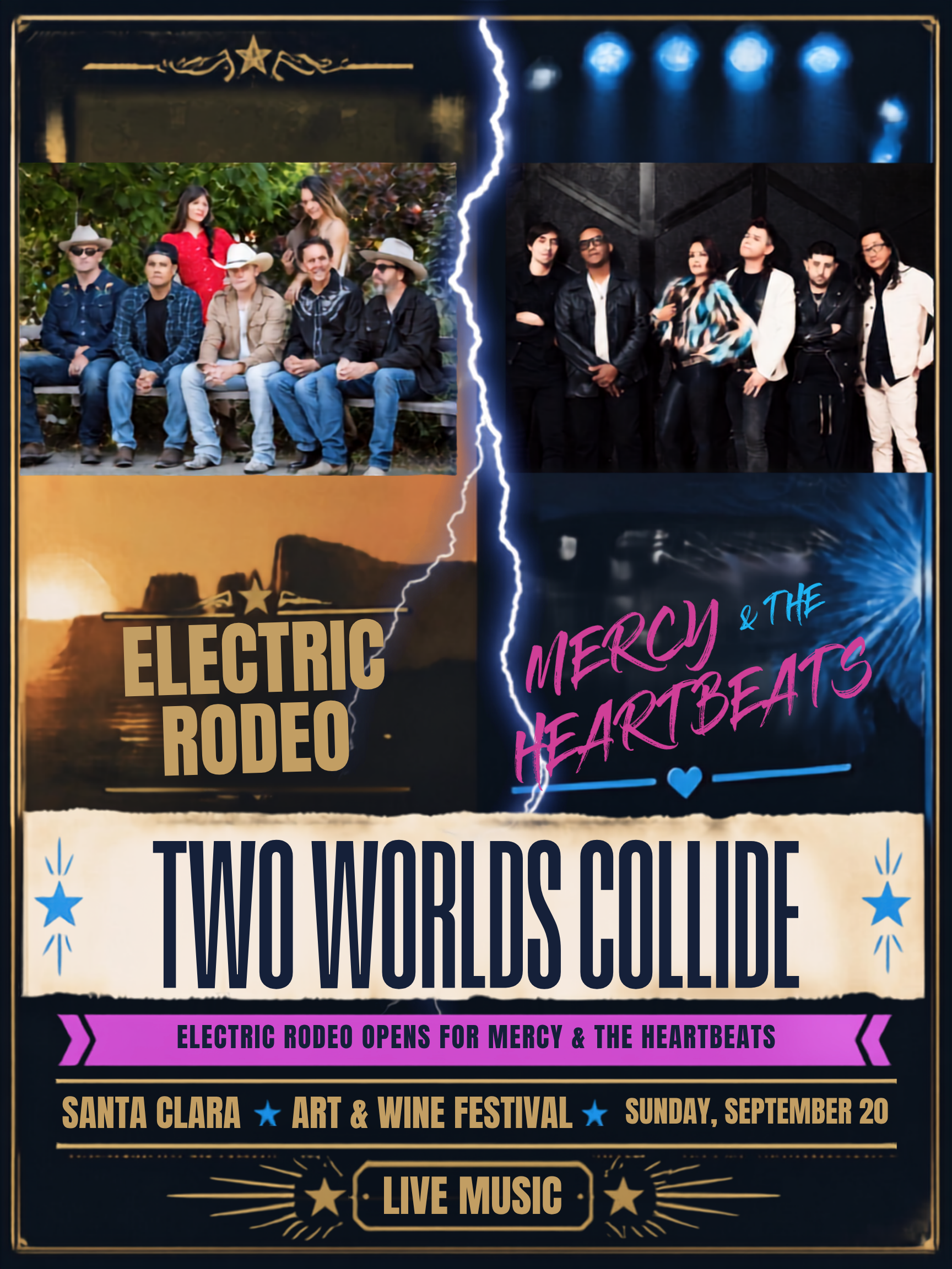 Mercy and The Heartbeats Debut at Santa Clara Art &amp; Wine Festival