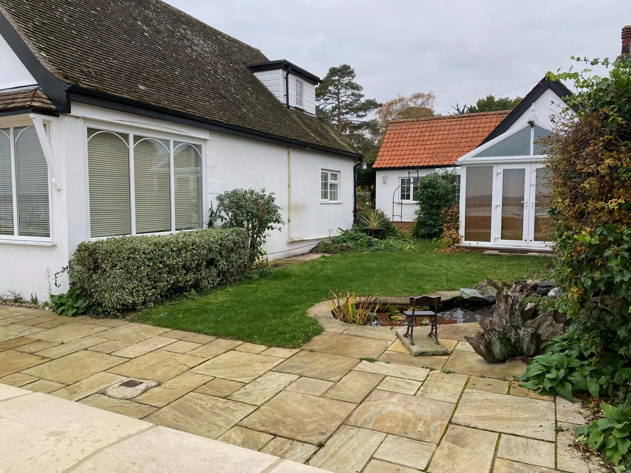 Contemporary Riverside Garden Design - Before