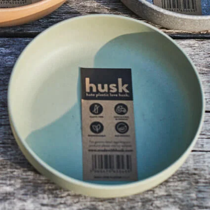 husk small disk planter olive