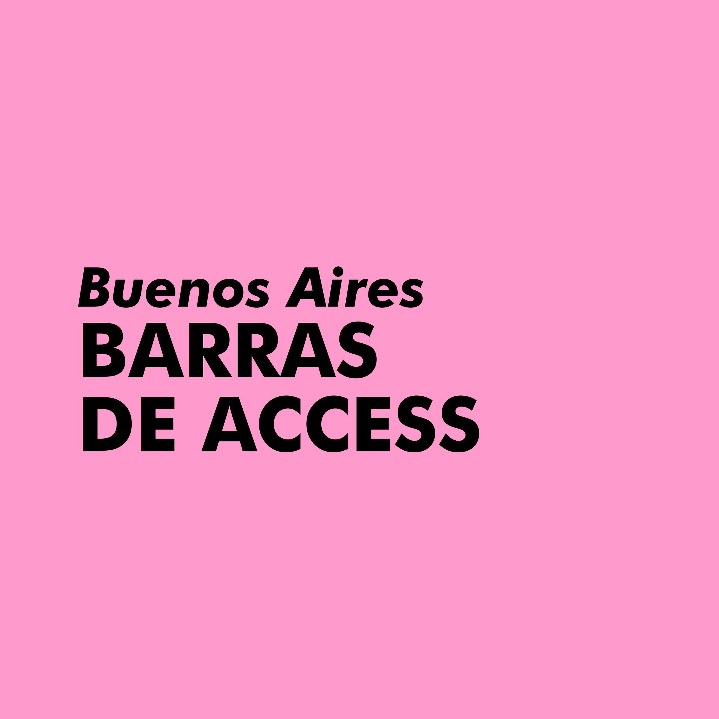 Barras de Access | Buenos Aires 