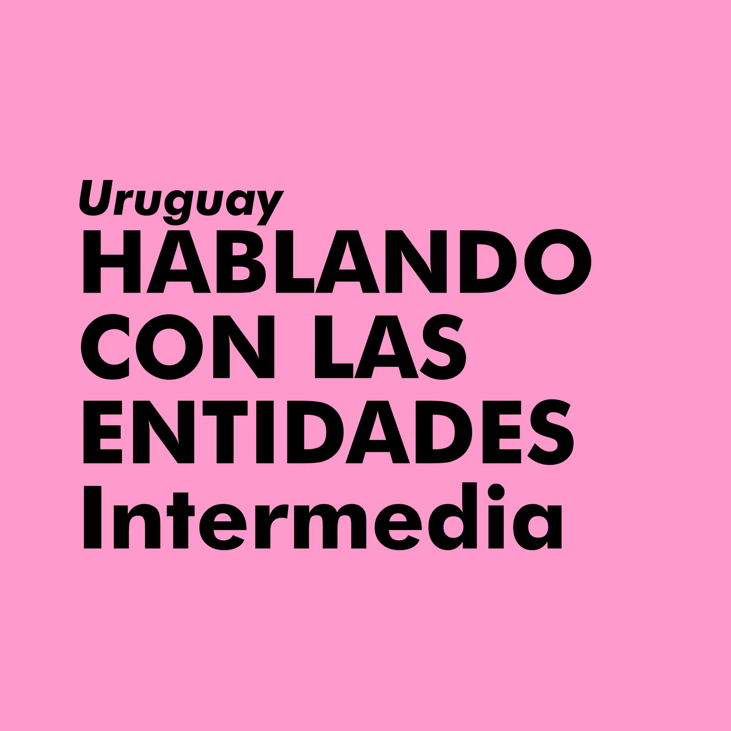 HABLANDO CON LAS ENTIDADES. Clase INTERMEDIA | Uruguay
