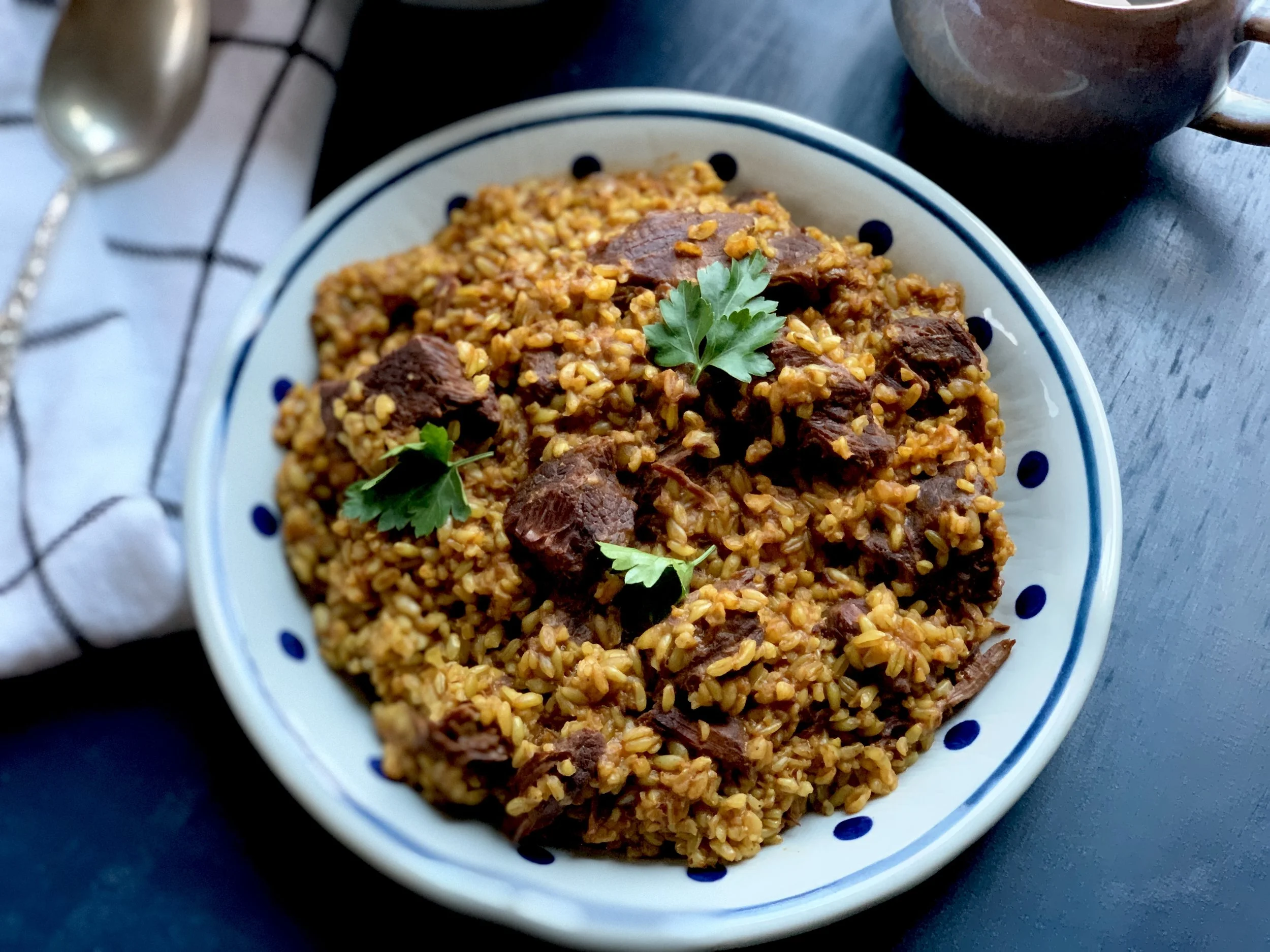 Beef Stew and Freekeh