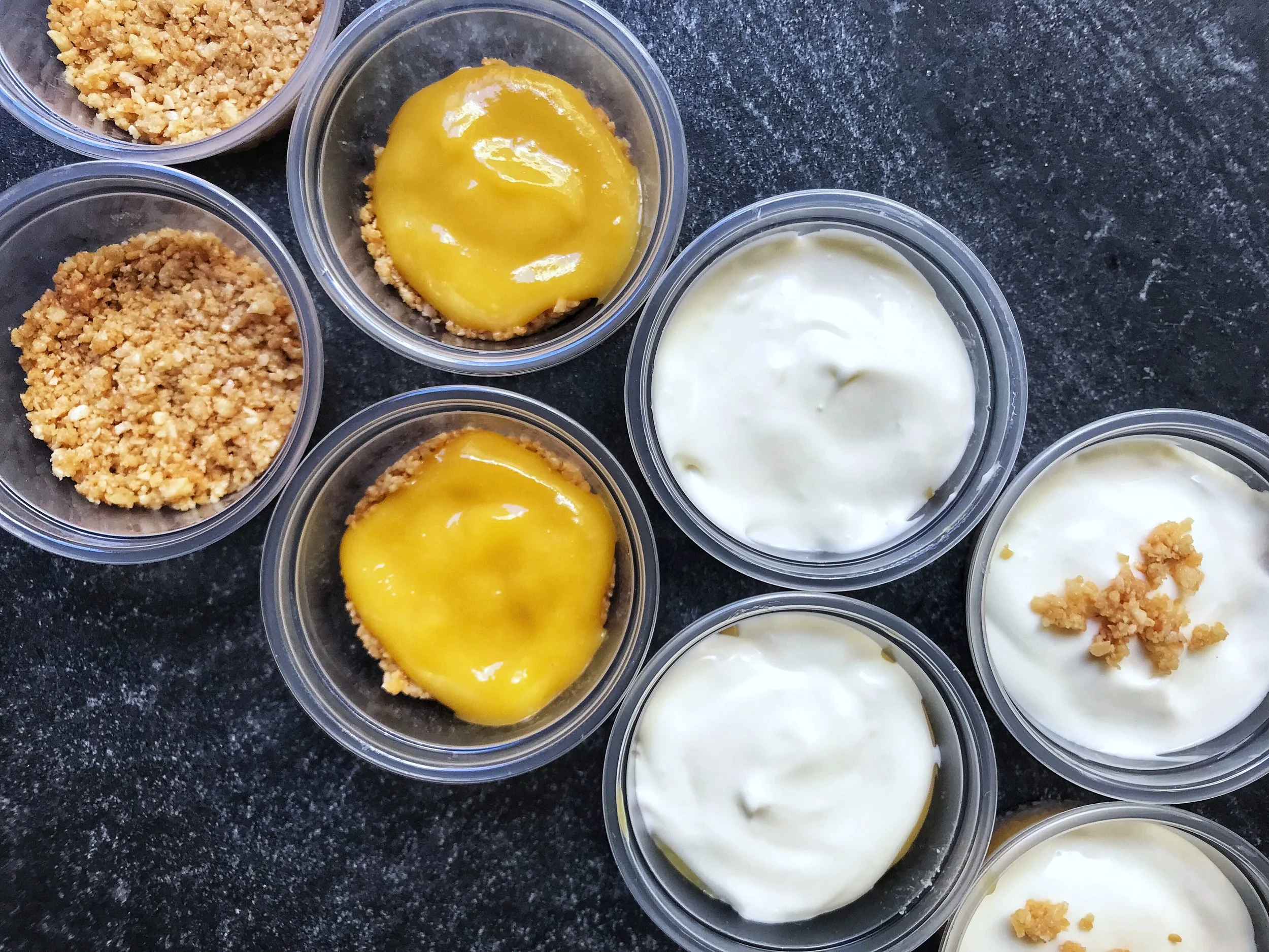 Mascarpone and Passion Fruit Dessert Cups