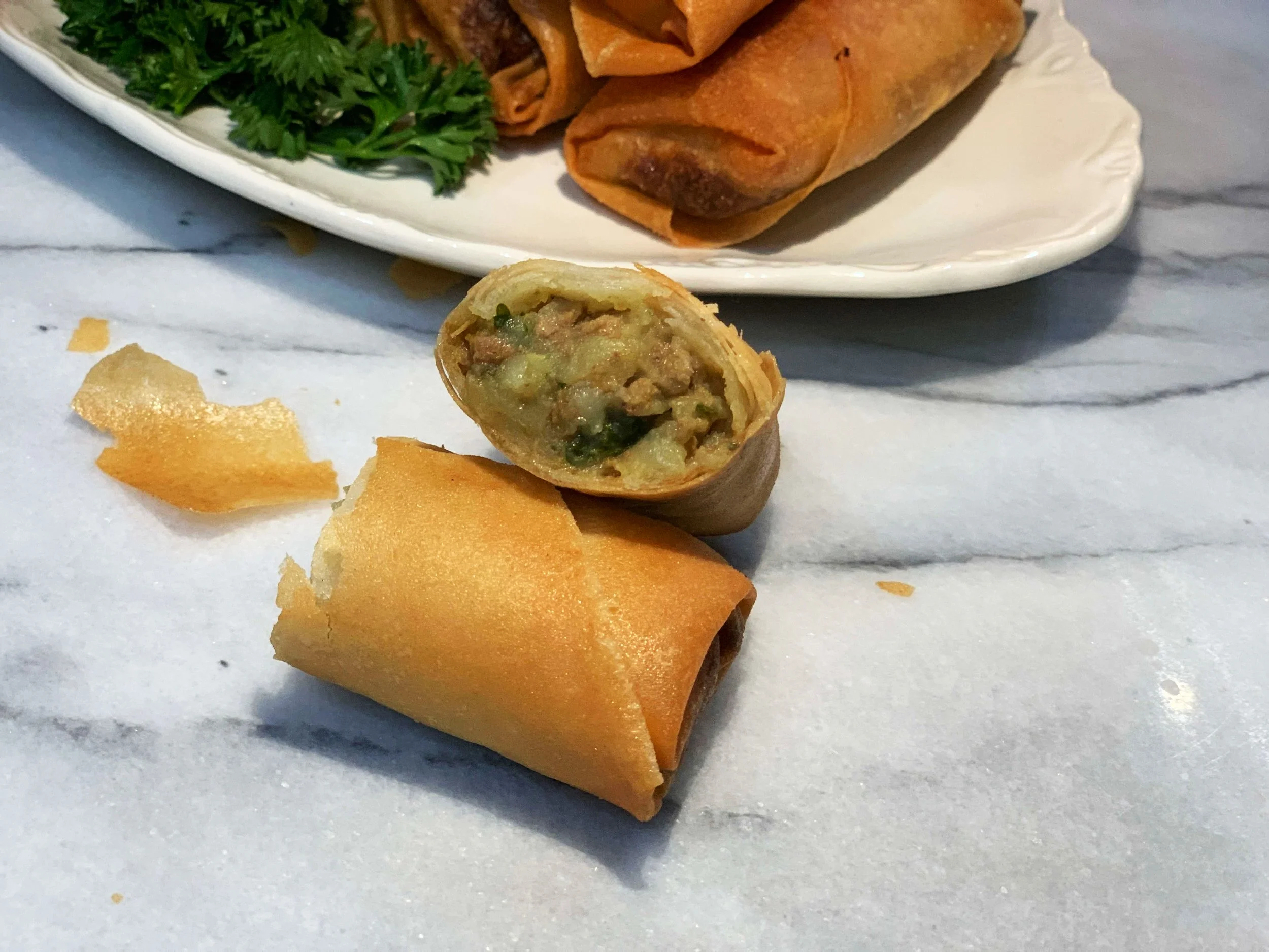 Bourak served with soup