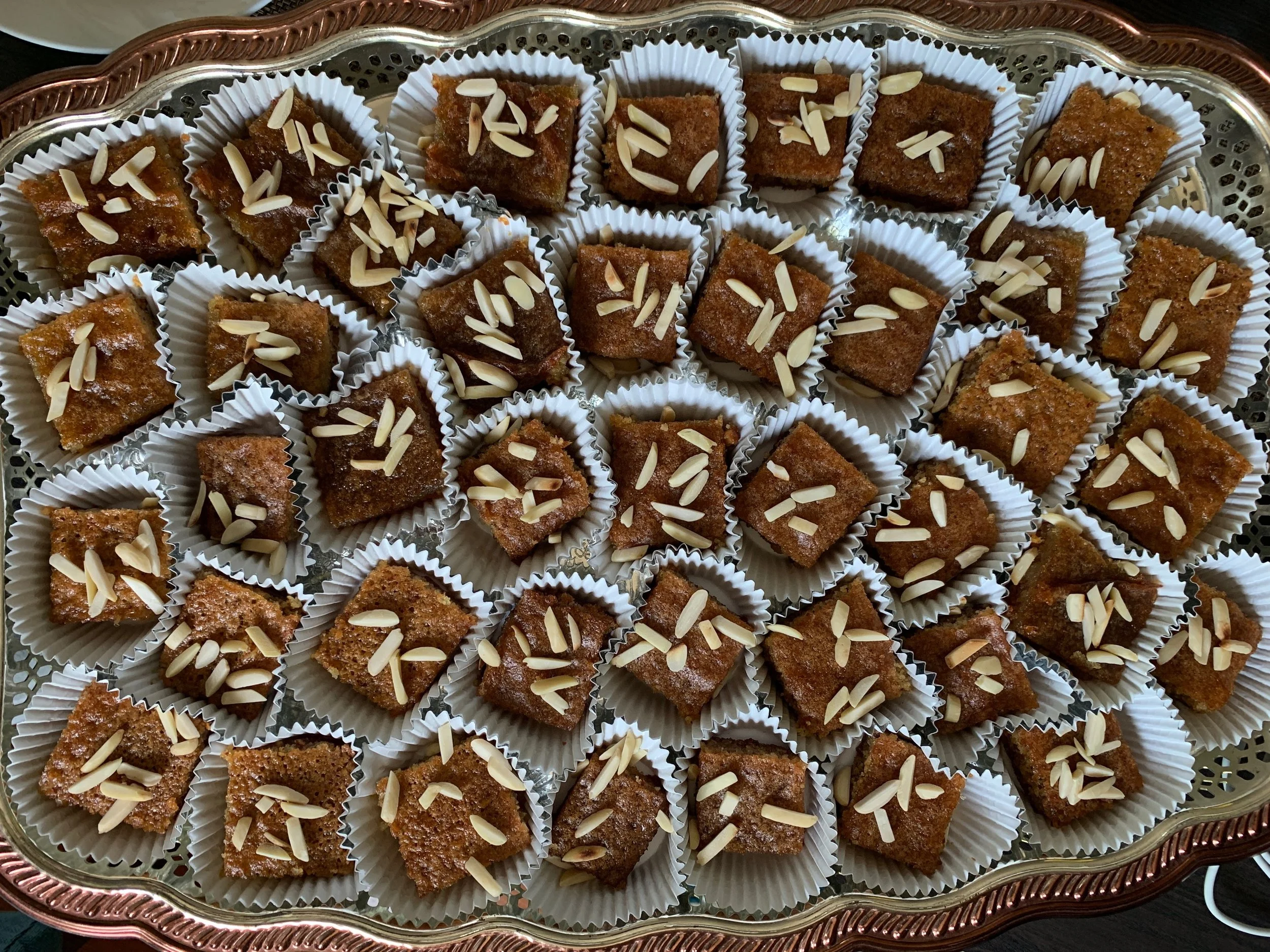 Algerian Nut Cake Khbeezat Tunis