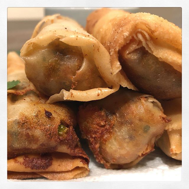 When it&rsquo;s almost time to break your fast, and your #Algerian bourak is staring you down🙃. Head to the site and check out our #recipe and more #ramadan2019 goodness!
.
.
#f52spice #foodlore #feedfeed #imsomartha #springrolls #mykitchen #easydin