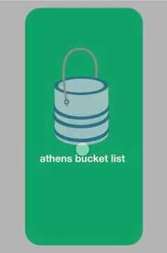 Athens Bucket List App Navigation Design