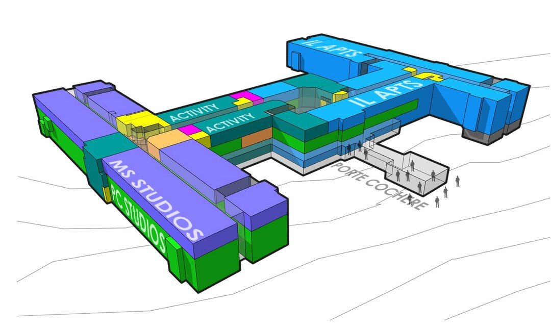 Architectural #design services include space #planning to layout facilities &amp; equipment for new or existing buildings. 
.
Our space planning models help clients visualize the department locations, programming &amp; spacial relationships.
.
#archi