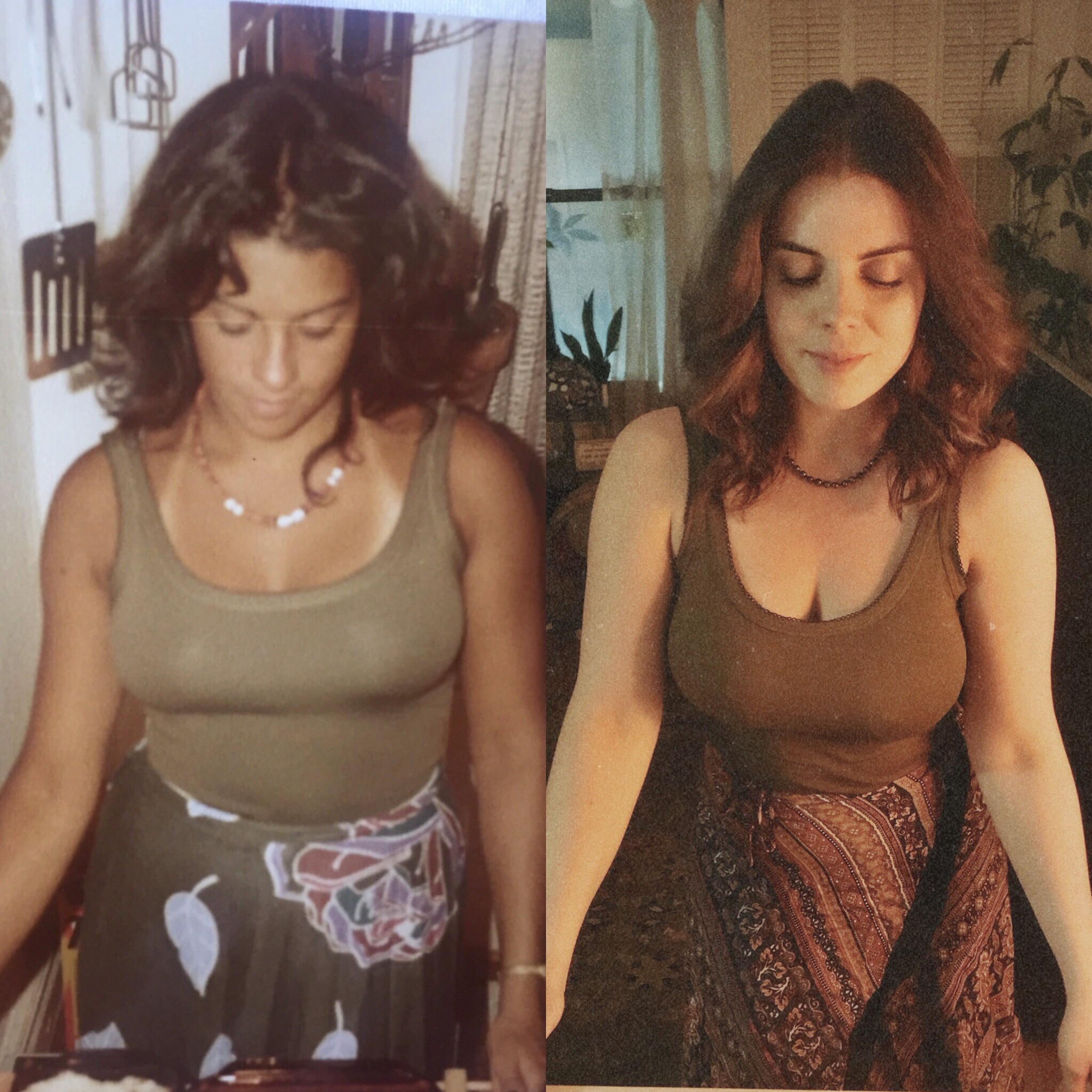 Like mother, like daughter: MomThenMeNow Co-founder Melissa Rose Hirsch poses in the same shirt her mother wore 35 years ago.