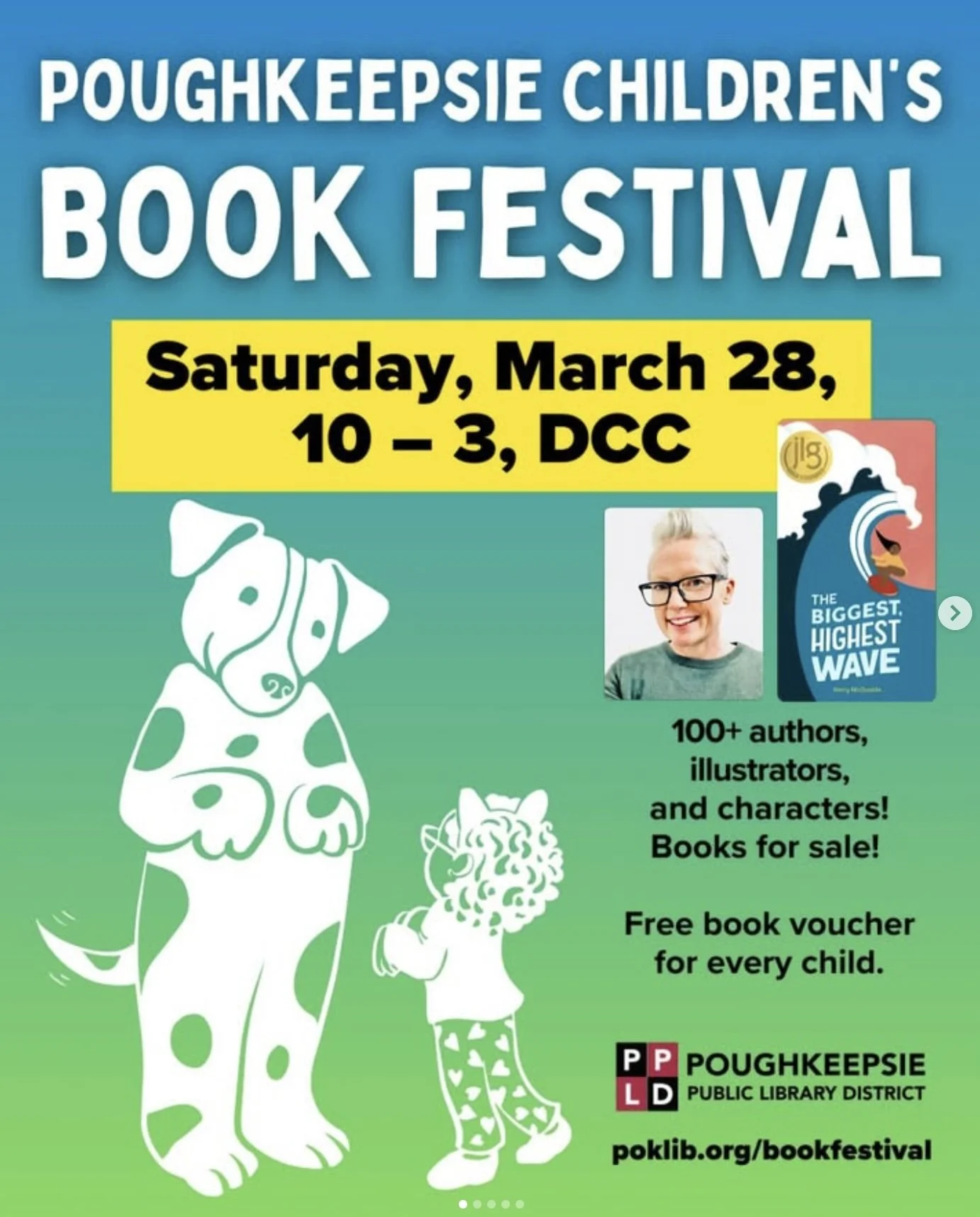 Poughkeepsie Children’s Book Festival - March 28, 2026 