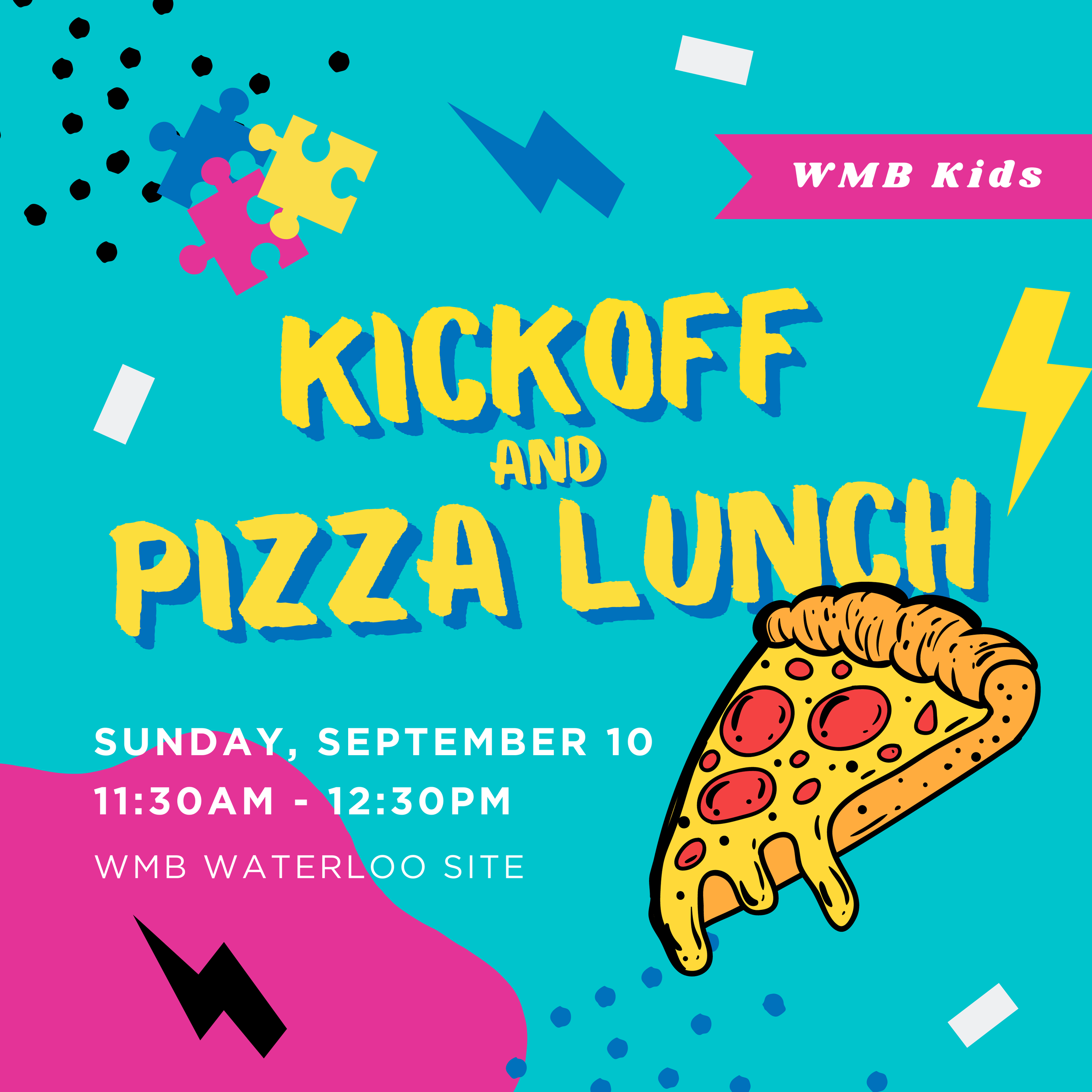 WMB Kids Kickoff & Pizza Lunch — WMB Church