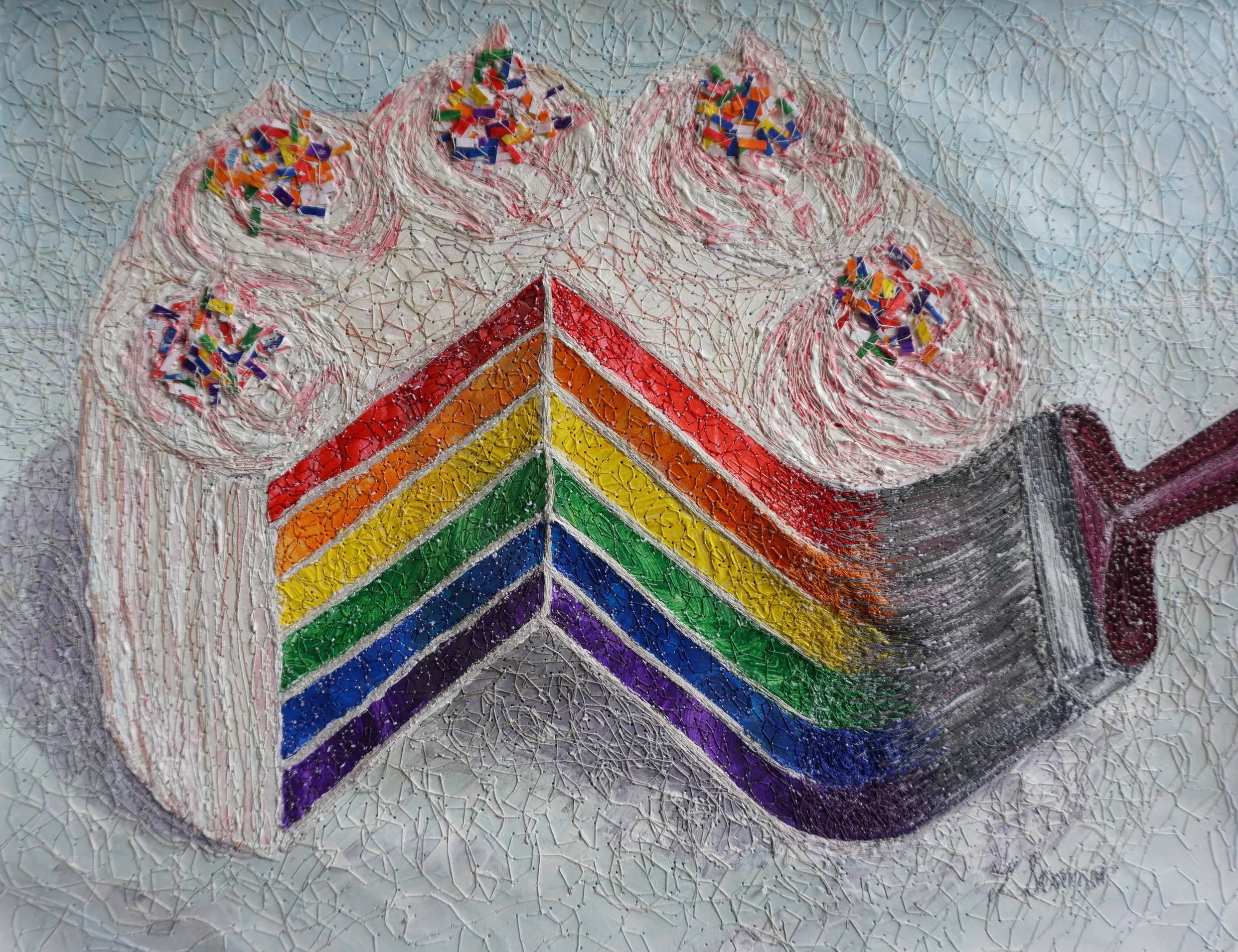 Pride (Sewn painting on paper).jpg