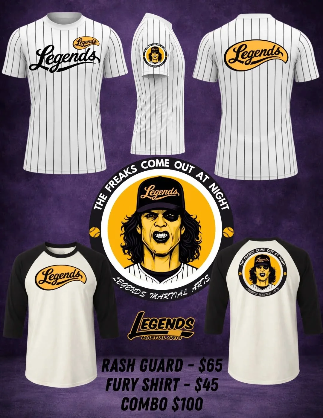 You never know what you&rsquo;re gonna run into out there. If we&rsquo;re wearing our colors, we can&rsquo;t hide.

...Who wants to hide? 🏴&zwj;☠️

⚾️

Pre-order only! Dont wait - These wont make it back to Coney. 

@legends_martialarts  X @team_tak