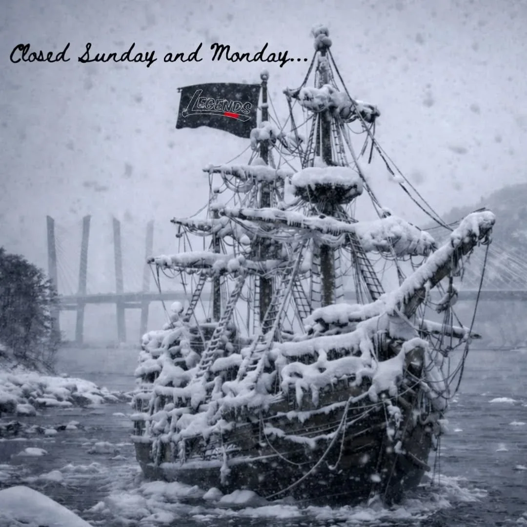 Batten the hatches - We'll be closed Sunday and Monday waiting out the storm 🥶