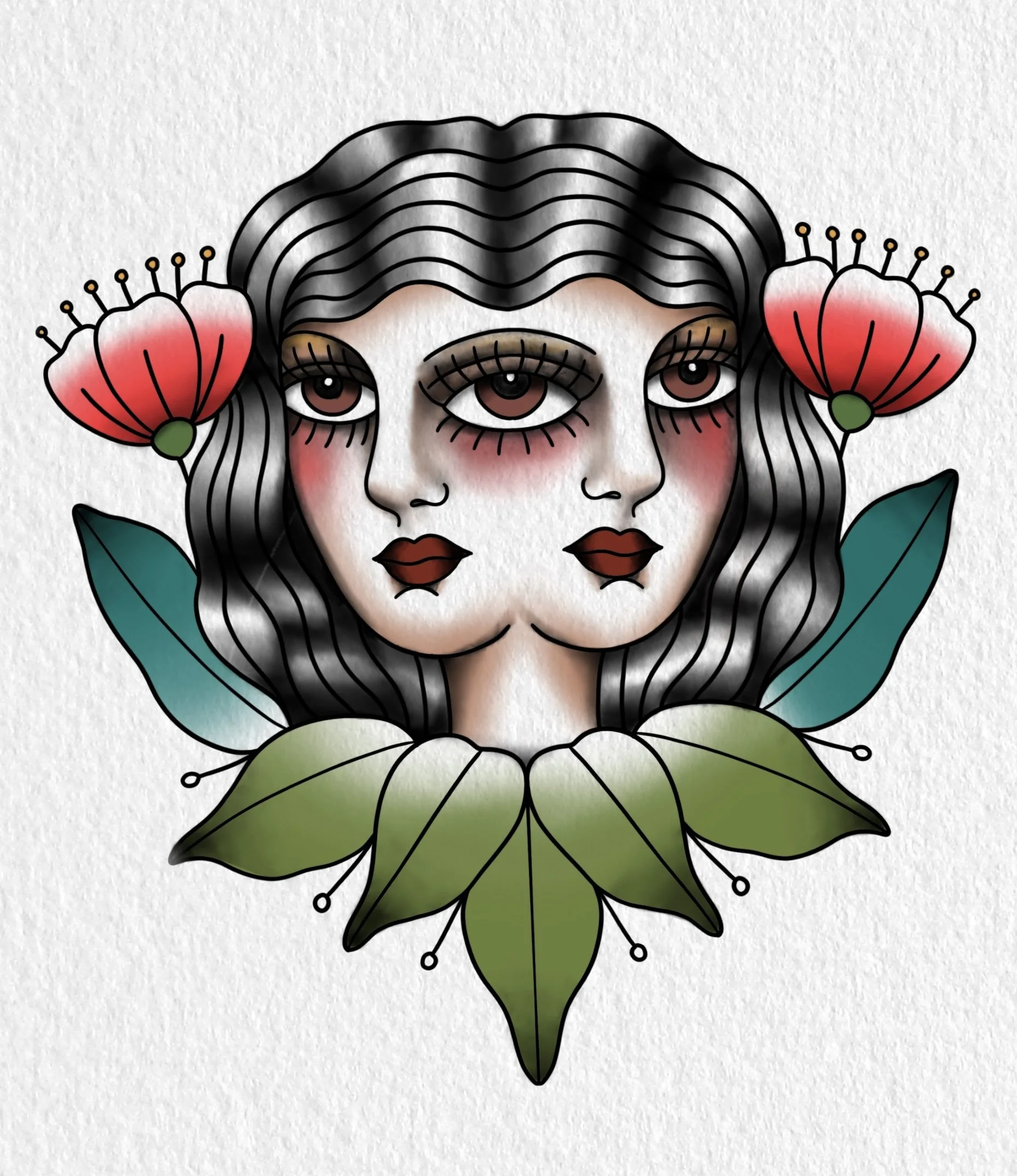 Eyeball Lady 1 - Color