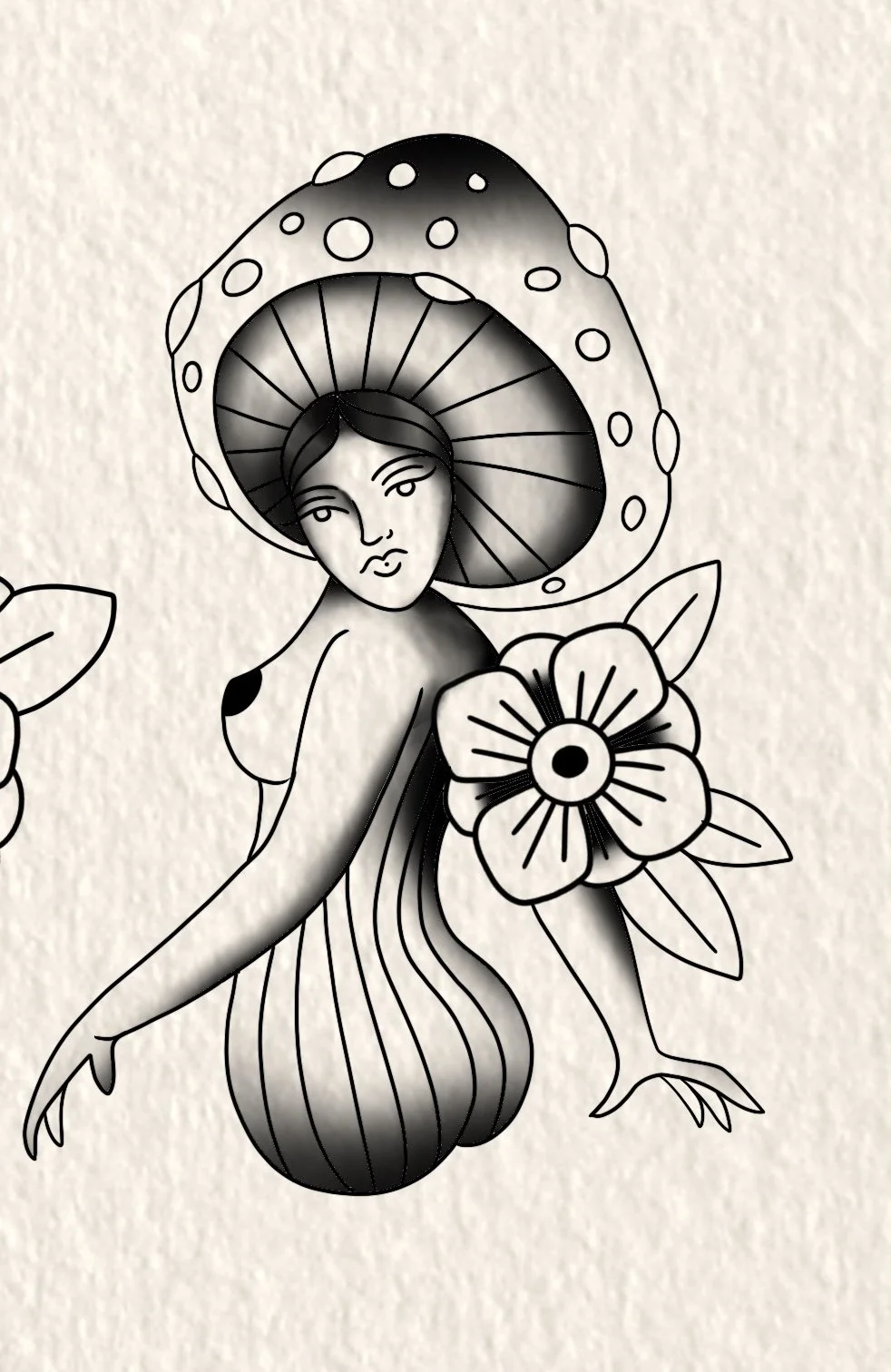 Hotties Shroomin 3 - Blackwork