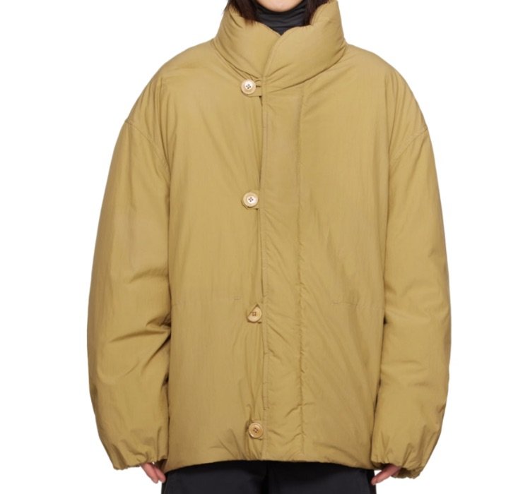  SSENSE  LEMAIRE  Khaki Stand Collar Puffer Jacket  $2195 