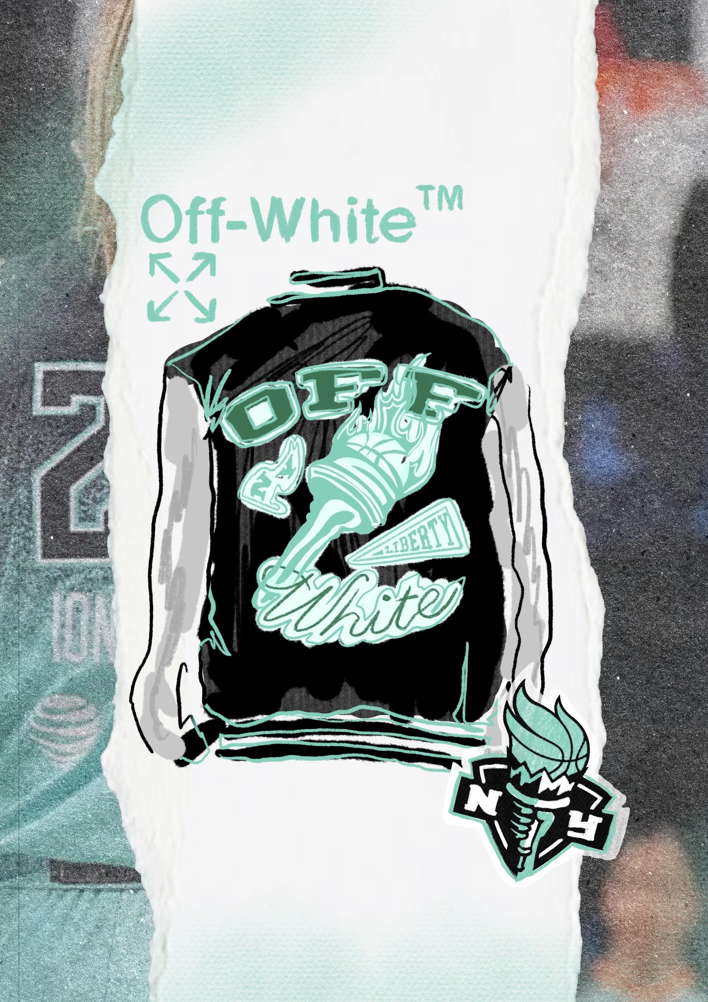 Off-White teams up with the WNBA’s New York Liberty