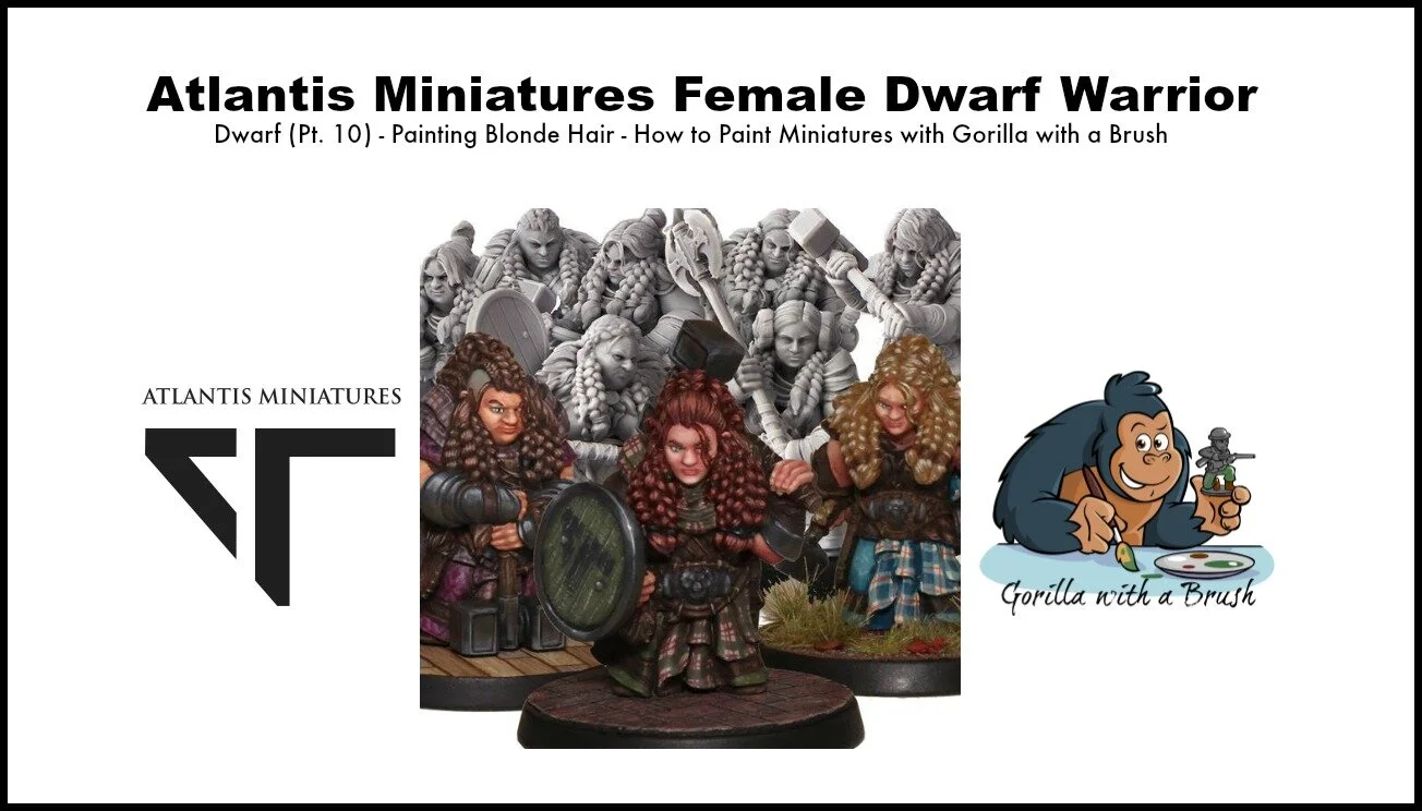 Dwarf (Pt. 10) Painting Blonde Hair How to Paint Miniatures with
