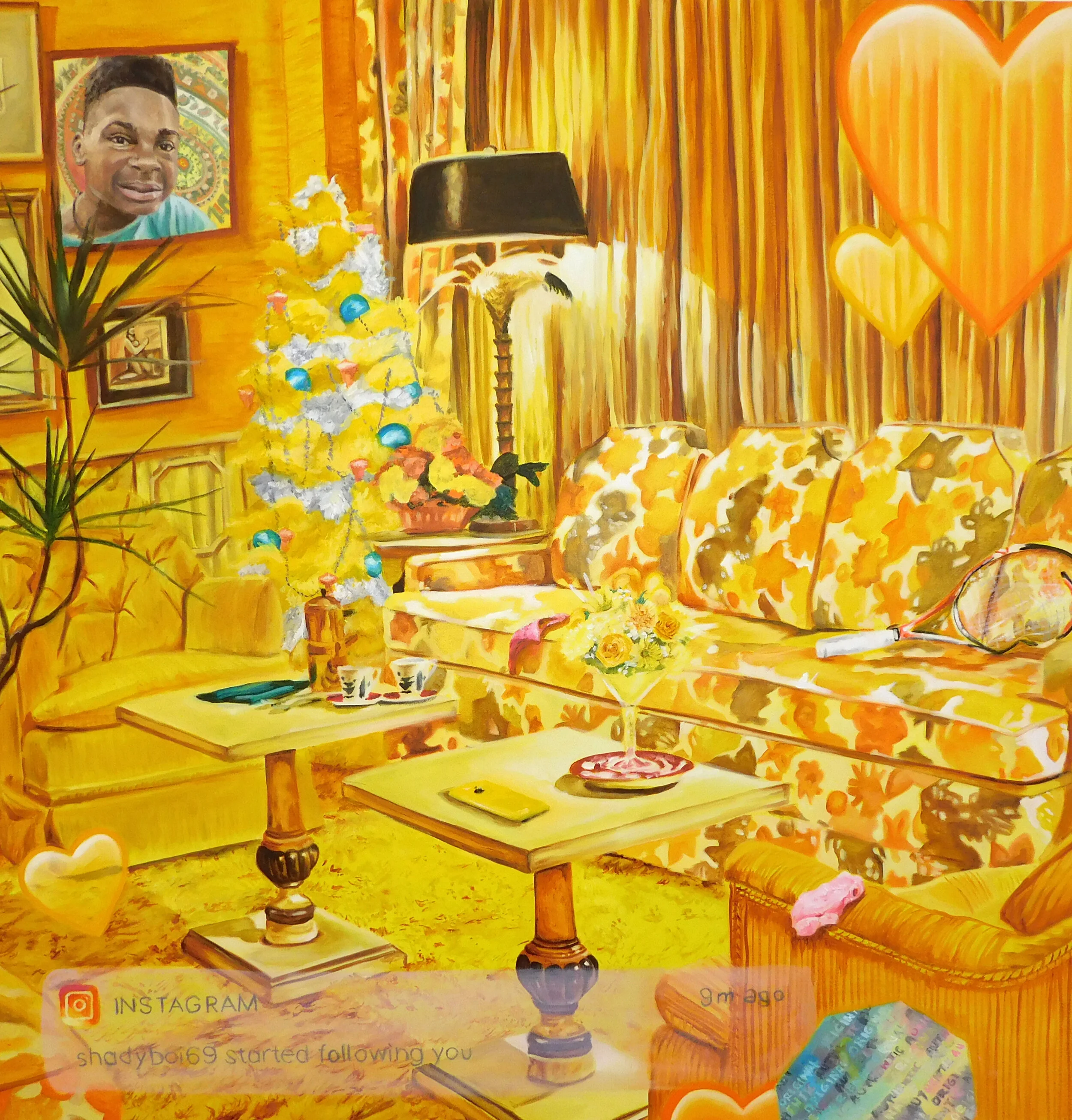  Shady, 2020, 36” x 36”, Oil on Canvas 