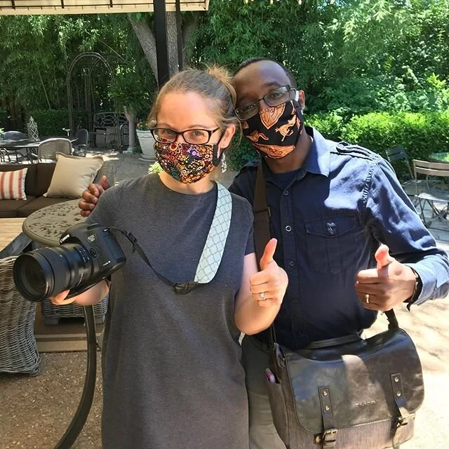 Wedding photography pandemic style...and a belated Happy Loving Day! I&rsquo;m so grateful for my man. 
#socialdistancewedding #weddingphotographer #stlweddings